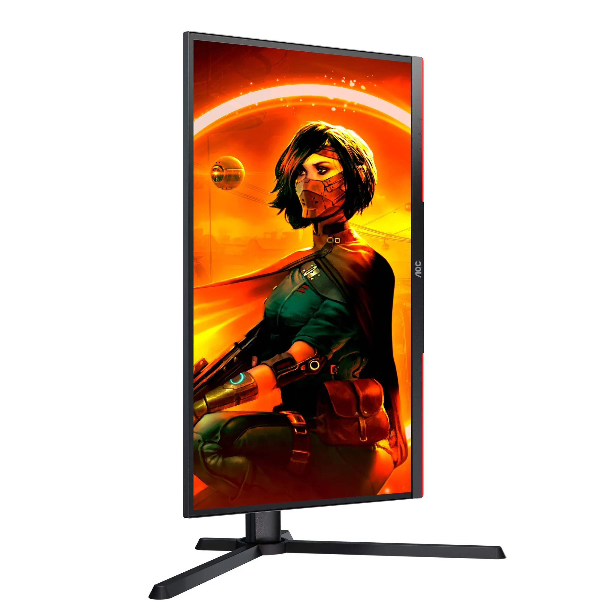 AOC G3 25G3ZM/BK 24.5" Full HD Gaming Monitor - 240Hz, 0.5ms, VA, Adaptive Sync, Height Adjustable, Black and Red