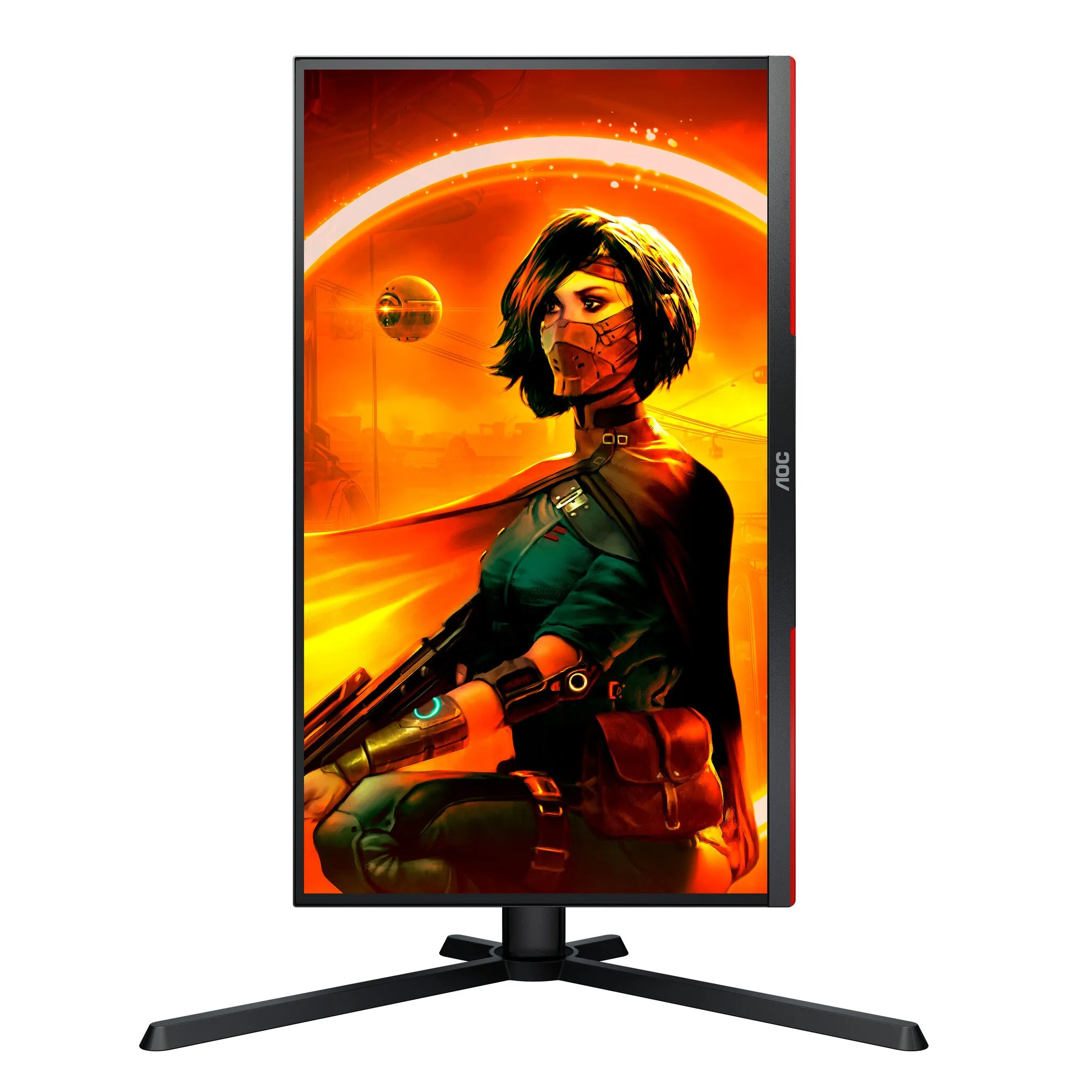 AOC G3 25G3ZM/BK 24.5" Full HD Gaming Monitor - 240Hz, 0.5ms, VA, Adaptive Sync, Height Adjustable, Black and Red