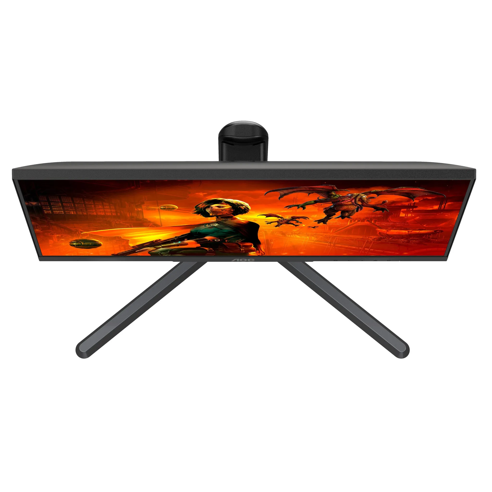 AOC G3 U27G3X/BK 27" 4K Ultra HD Gaming Monitor - 160Hz, 1ms, IPS, Adaptive Sync, Height Adjustable, Black and Red