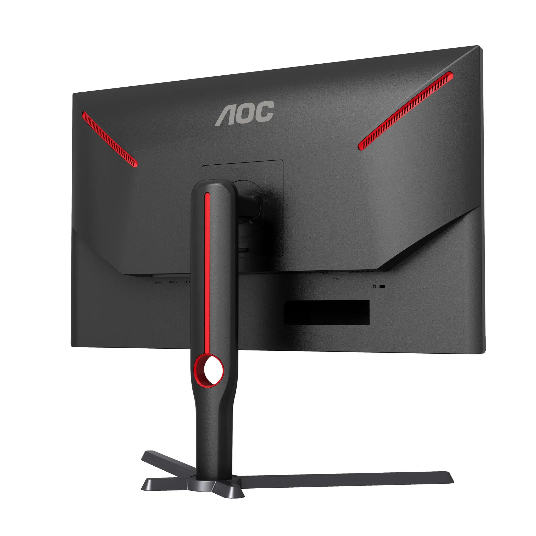 AOC G3 U27G3X/BK 27" 4K Ultra HD Gaming Monitor - 160Hz, 1ms, IPS, Adaptive Sync, Height Adjustable, Black and Red
