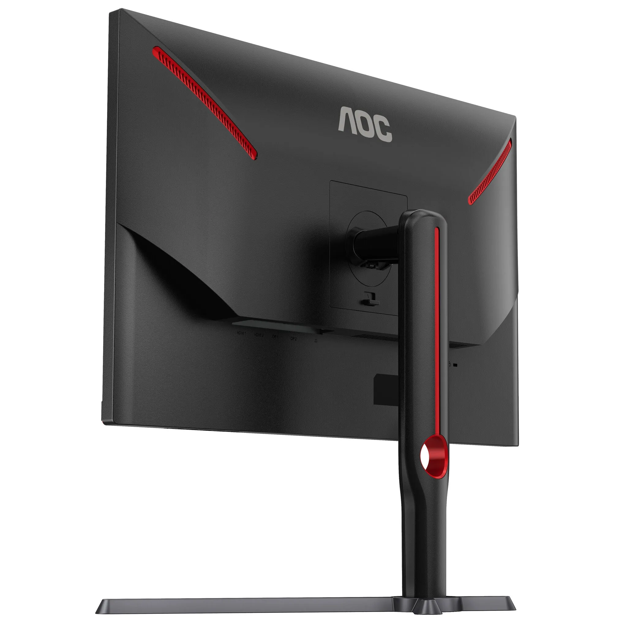 AOC G3 U27G3X/BK 27" 4K Ultra HD Gaming Monitor - 160Hz, 1ms, IPS, Adaptive Sync, Height Adjustable, Black and Red