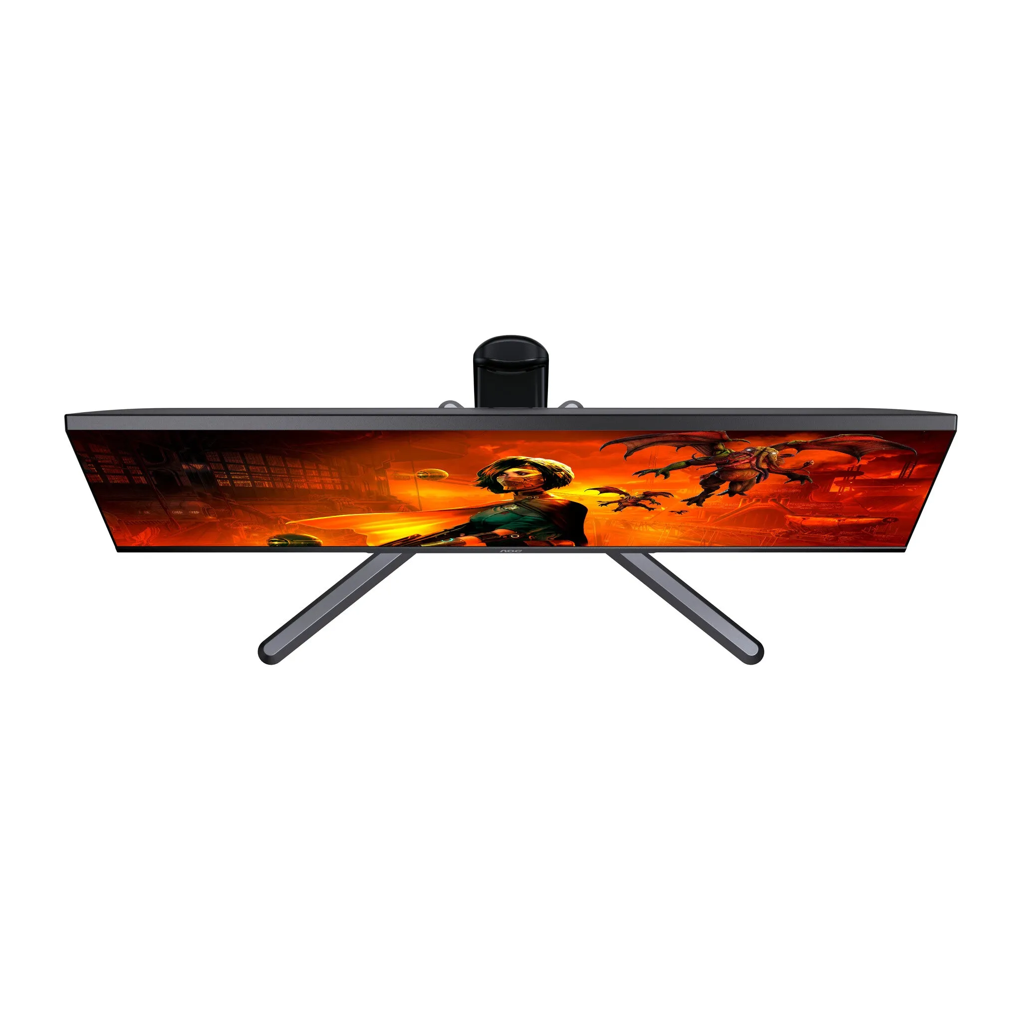 AOC G3 U32G3X/BK 31.5" 4K Ultra HD Gaming Monitor - 144Hz, 1ms, IPS, G-Sync, Height Adjustable, Speakers, Black and Red