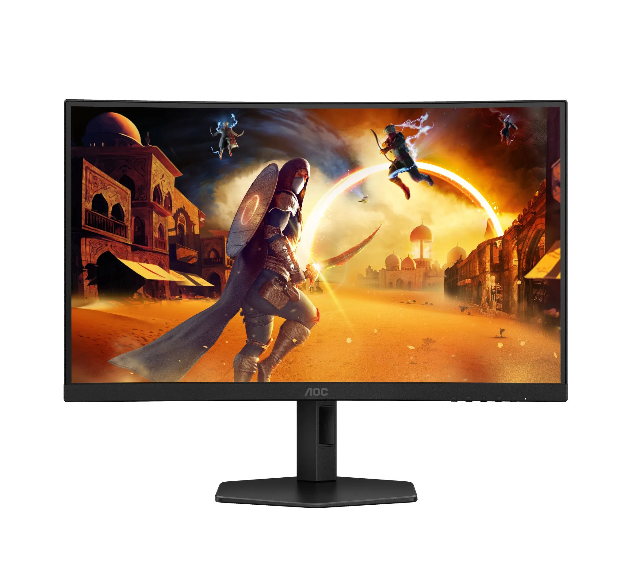AOC G4 C27G4ZXU 27" Full HD Curved Gaming Monitor - 280Hz, 0.3ms, Fast VA, Adaptive Sync, Height Adjustable, Speakers, Black