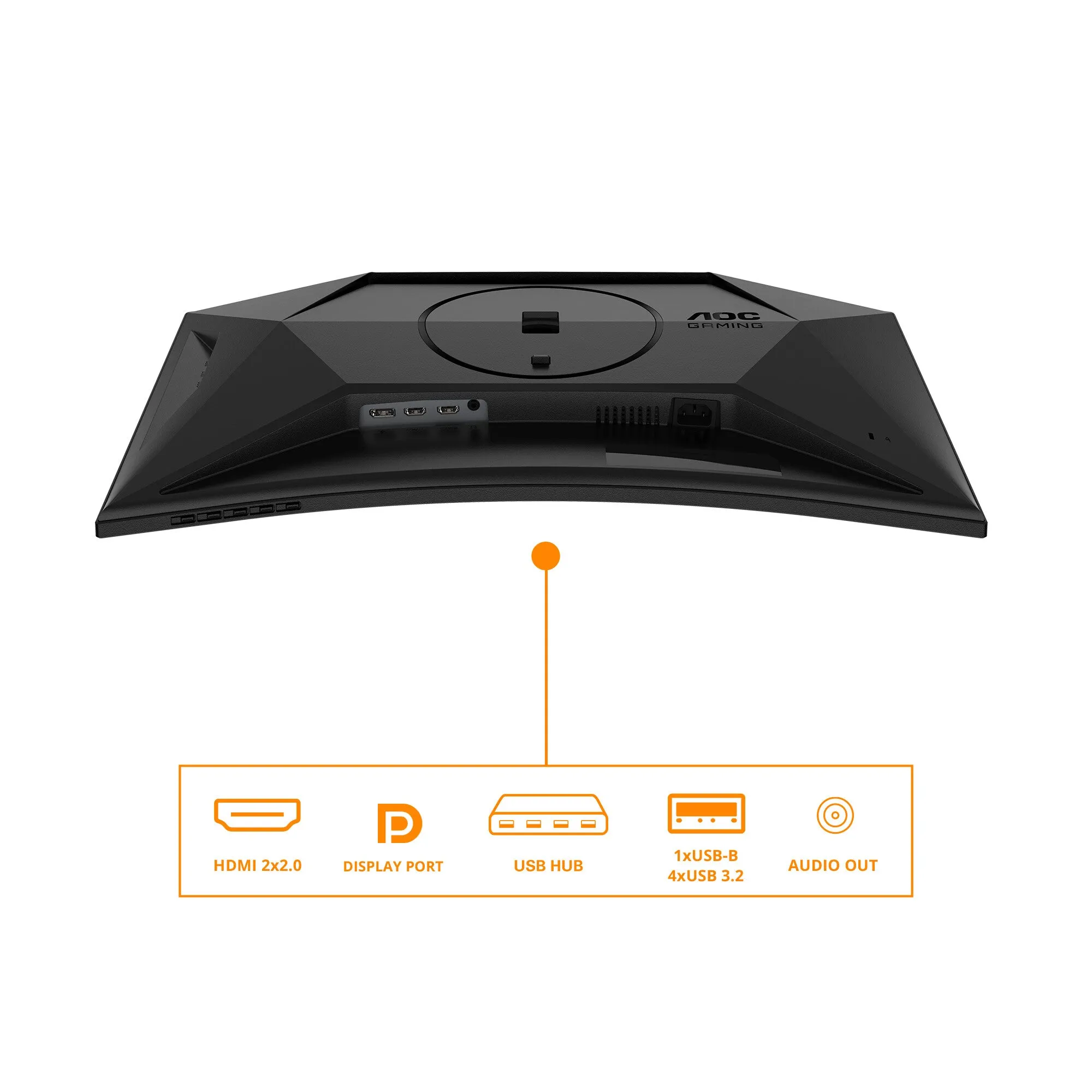 AOC G4 C27G4ZXU 27" Full HD Curved Gaming Monitor - 280Hz, 0.3ms, Fast VA, Adaptive Sync, Height Adjustable, Speakers, Black