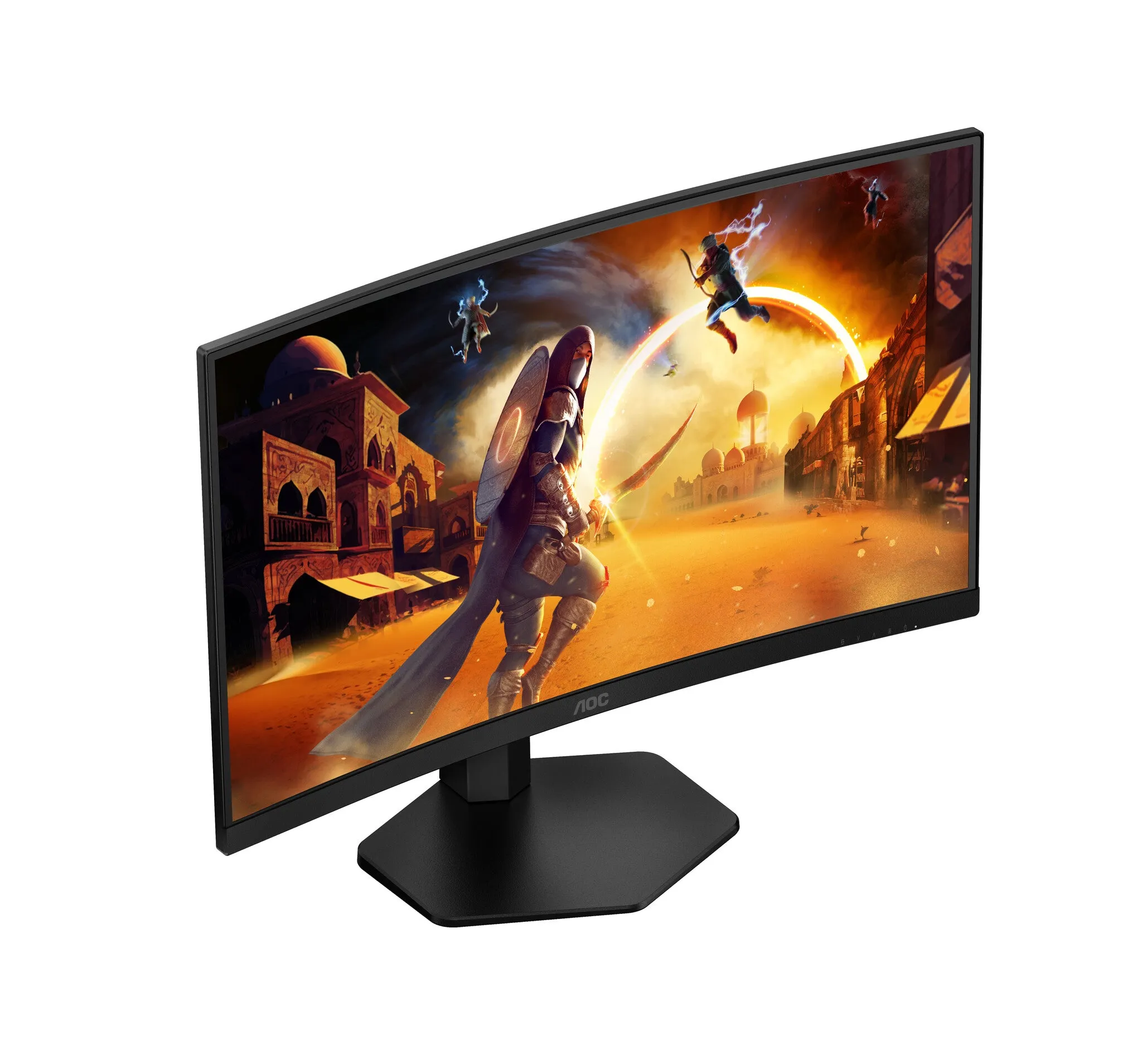 AOC G4 C27G4ZXU 27" Full HD Curved Gaming Monitor - 280Hz, 0.3ms, Fast VA, Adaptive Sync, Height Adjustable, Speakers, Black
