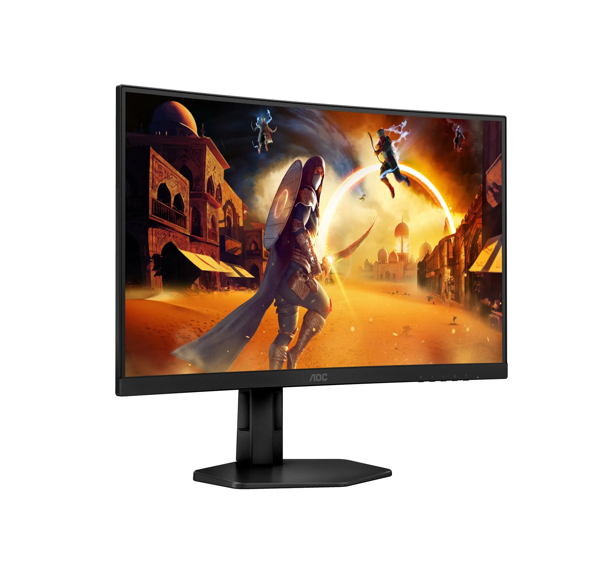AOC G4 C27G4ZXU 27" Full HD Curved Gaming Monitor - 280Hz, 0.3ms, Fast VA, Adaptive Sync, Height Adjustable, Speakers, Black