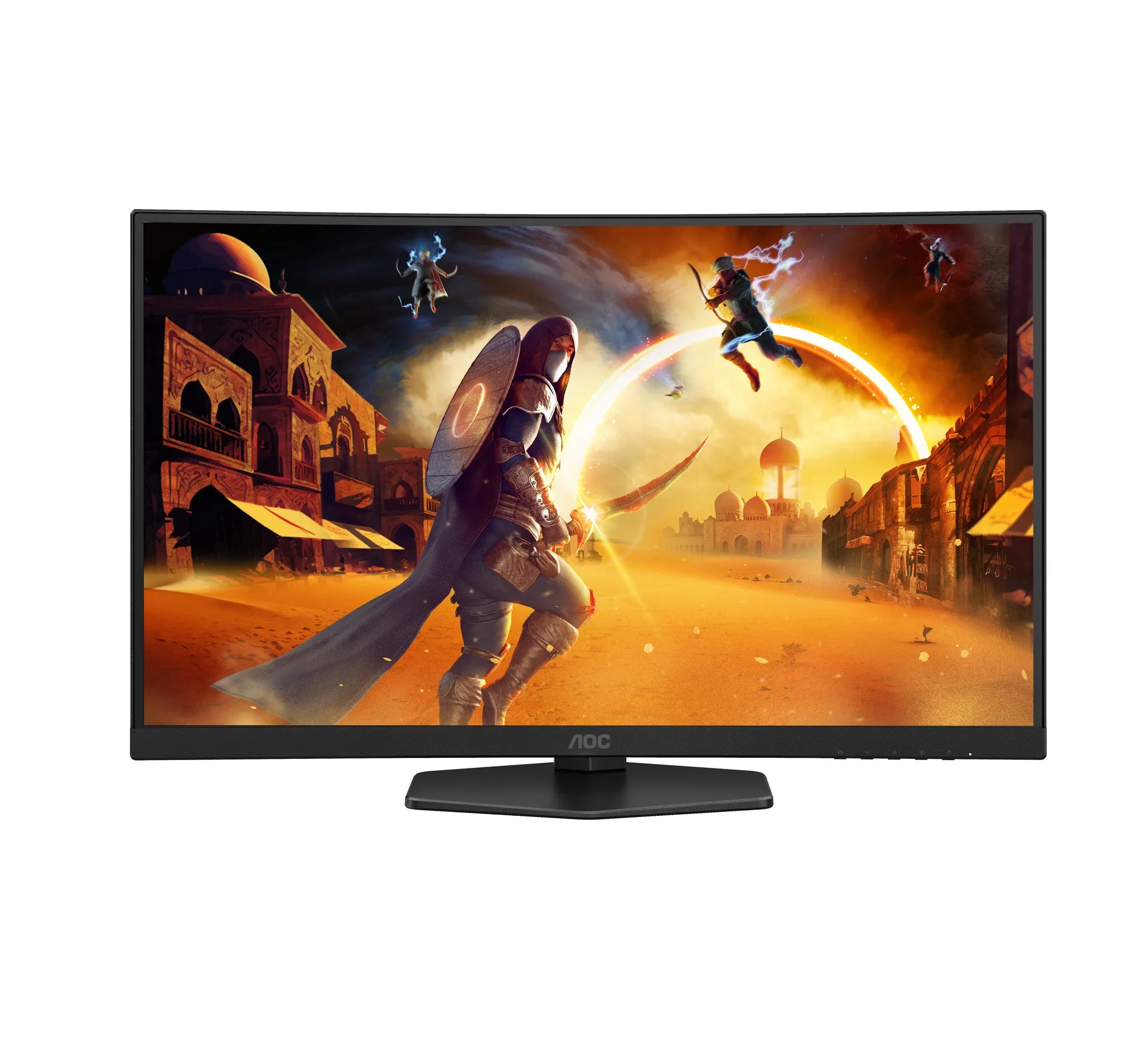 AOC G4 C27G4ZXU 27" Full HD Curved Gaming Monitor - 280Hz, 0.3ms, Fast VA, Adaptive Sync, Height Adjustable, Speakers, Black