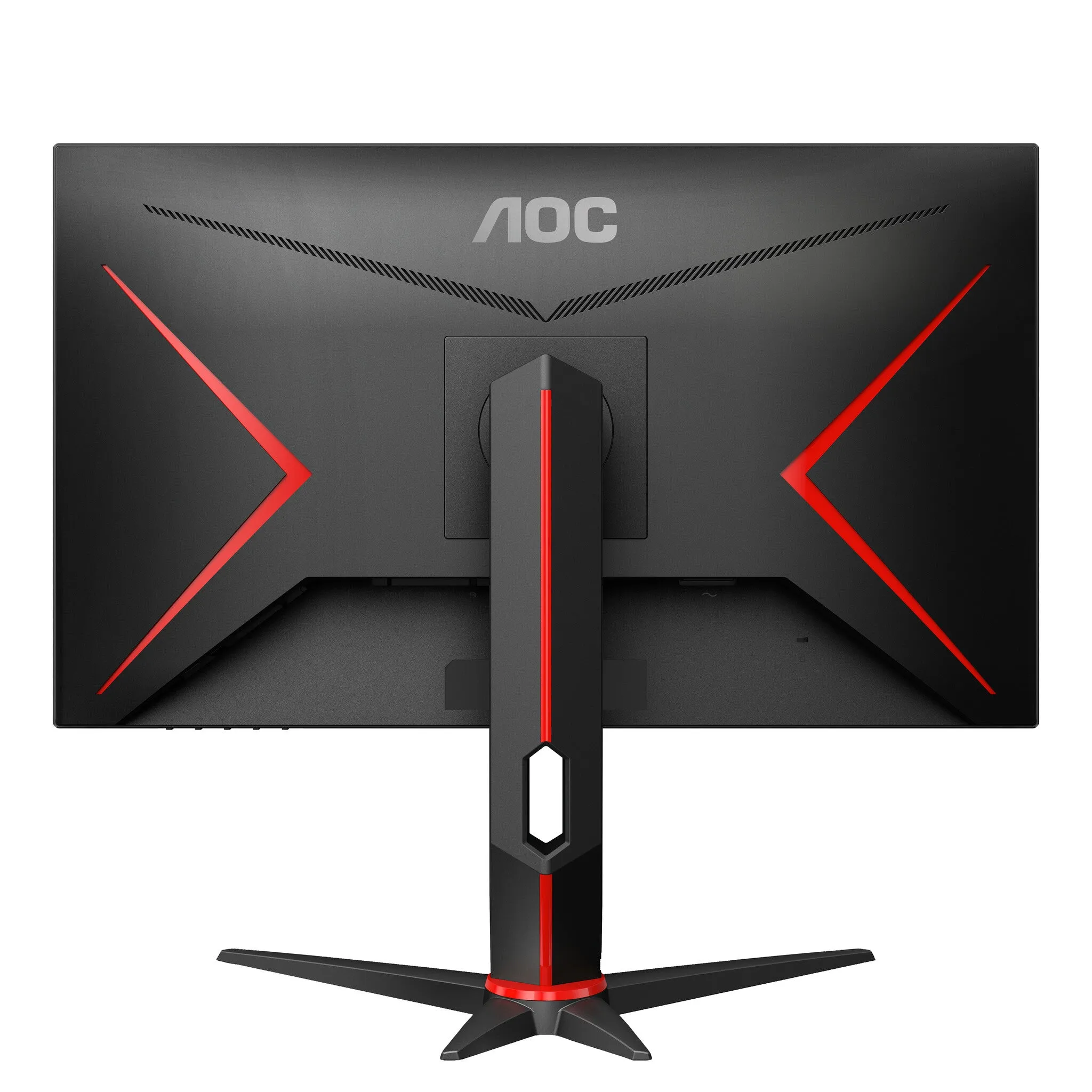 AOC Q27G2S/EU 27" Quad HD Gaming Monitor - 165Hz, 1ms, IPS, G-Sync Compatible, Height Adjustable, Speakers, Black and Red