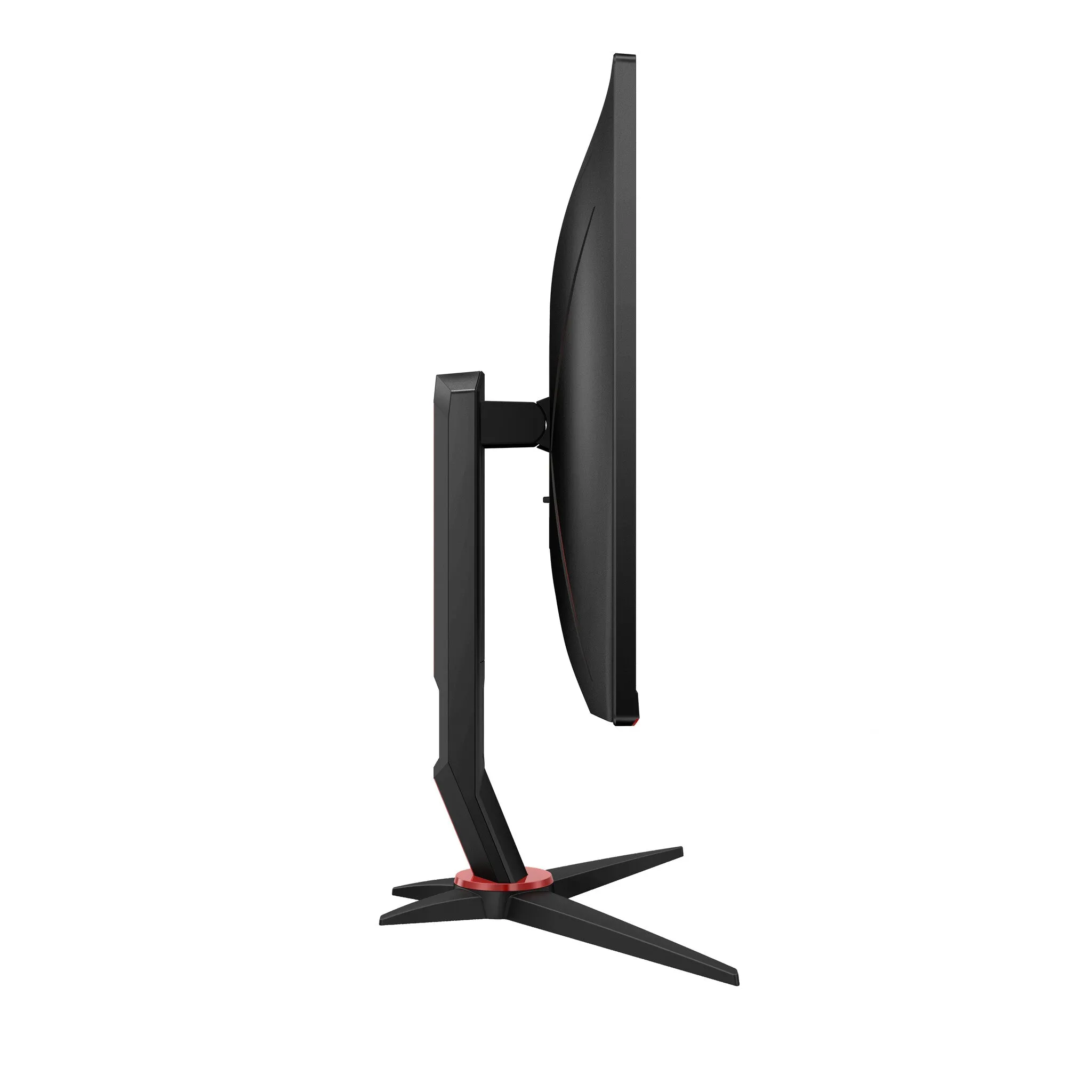 AOC Q27G2S/EU 27" Quad HD Gaming Monitor - 165Hz, 1ms, IPS, G-Sync Compatible, Height Adjustable, Speakers, Black and Red