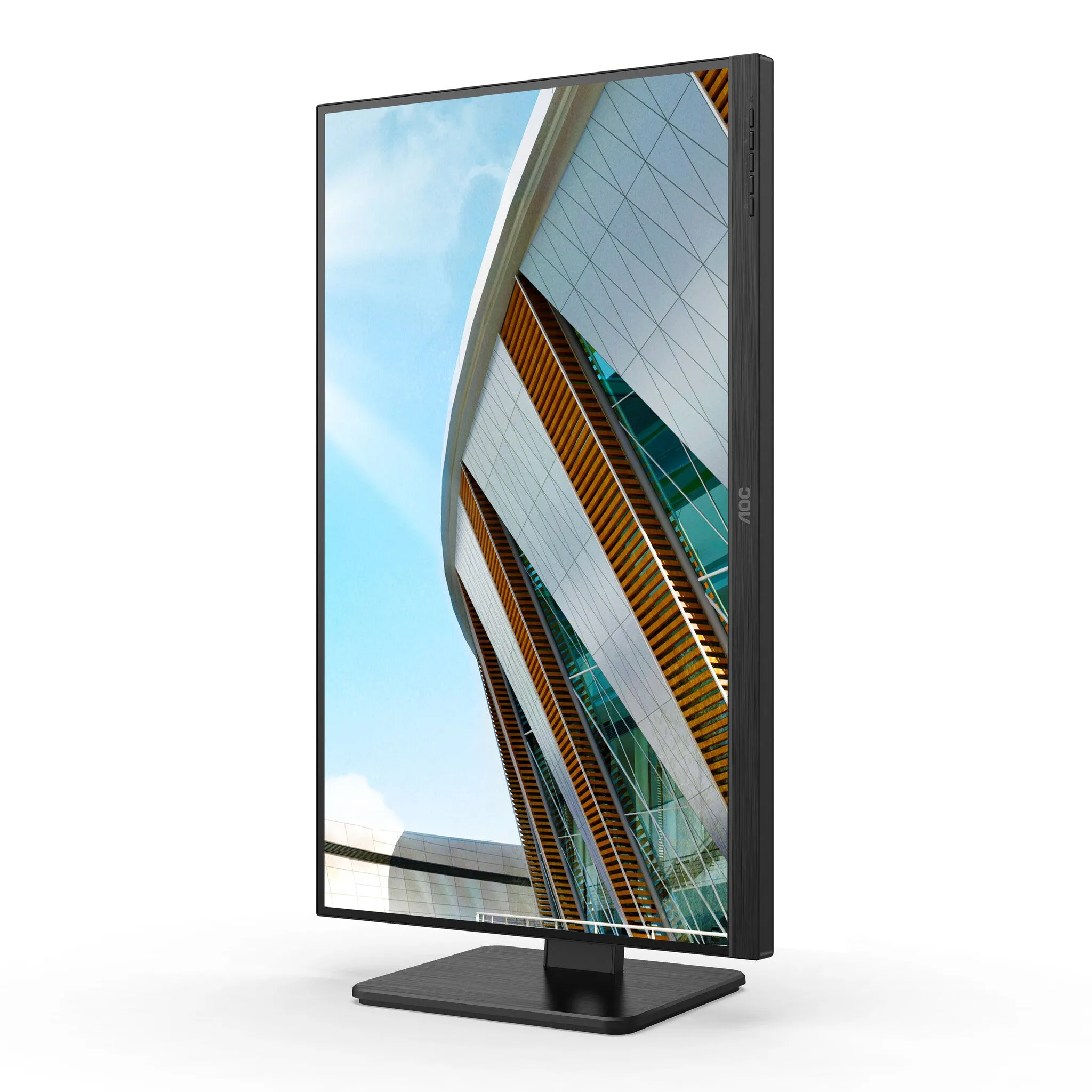 AOC Q27P2Q 27" Quad HD Monitor - 75Hz, 4ms, IPS, Height Adjustable, Speakers, Black
