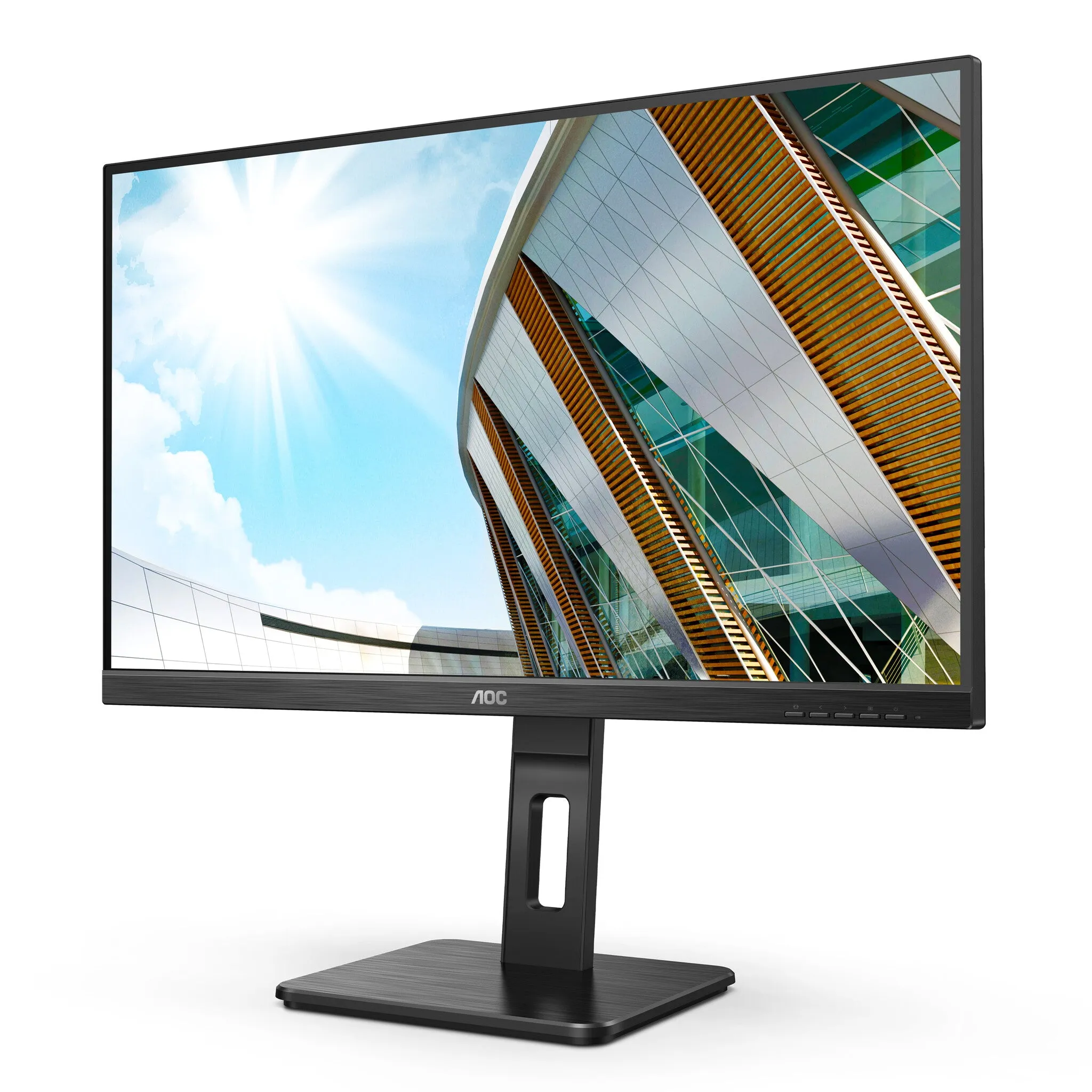 AOC Q27P2Q 27" Quad HD Monitor - 75Hz, 4ms, IPS, Height Adjustable, Speakers, Black