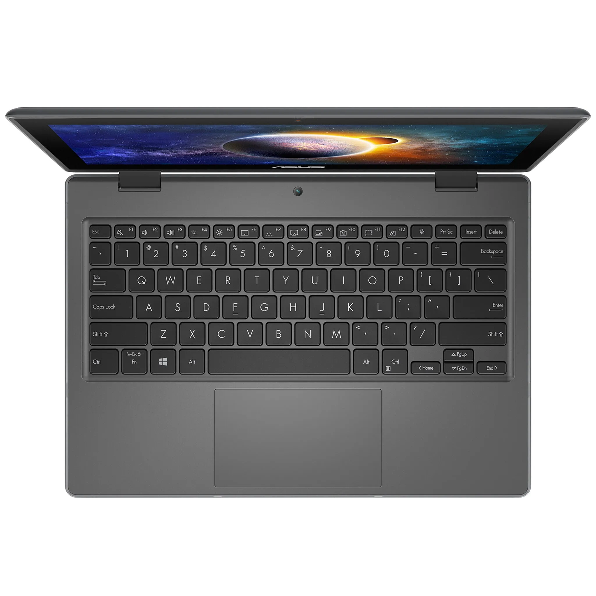 ASUS BR1100FKA-BP0543XA 11.6" 2-in-1 Laptop - Intel Pentium Silver N6000, 4GB RAM, 128GB eMMC, Touchscreen, Windows 11 Pro Education, Grey