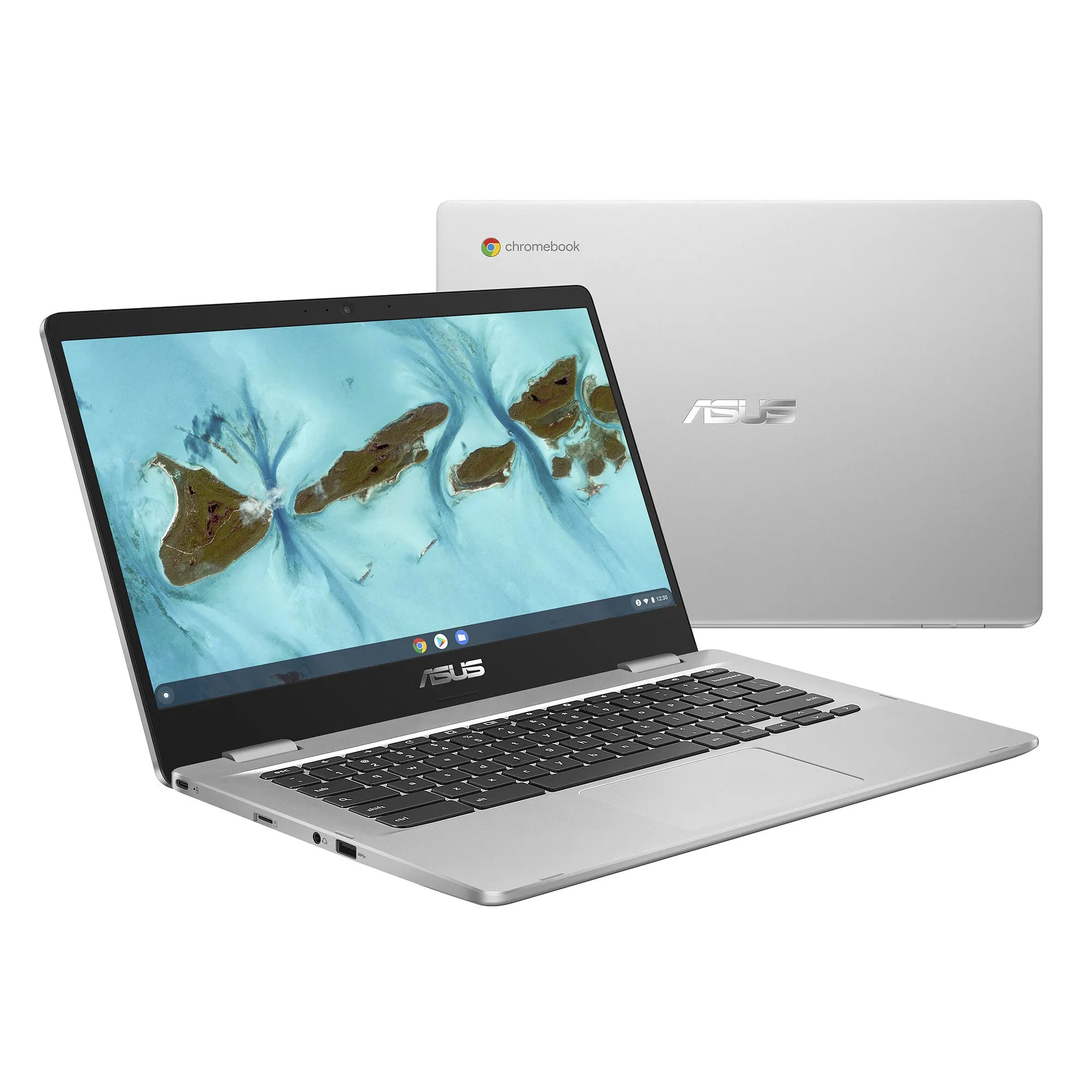 ASUS C424MA-EB0079 14" Chromebook - Intel Pentium Silver N5030, 4GB RAM, 64GB eMMC, Full HD, ChromeOS, Silver