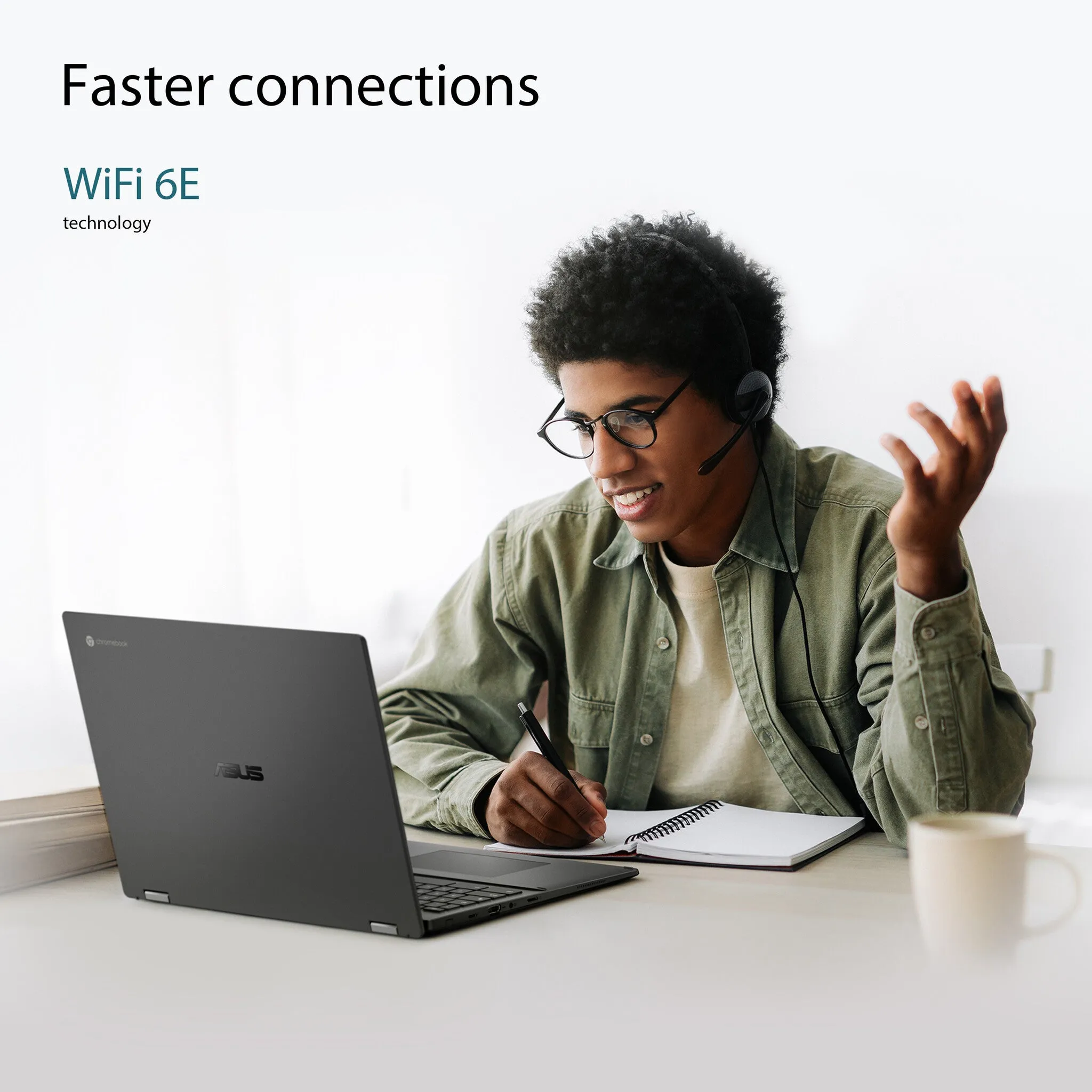 ASUS CB5601FBA-MC0024 16" Chromebook - Intel Core i5-1235U, 8GB RAM, 256GB SSD, Touchscreen, ChromeOS, Grey