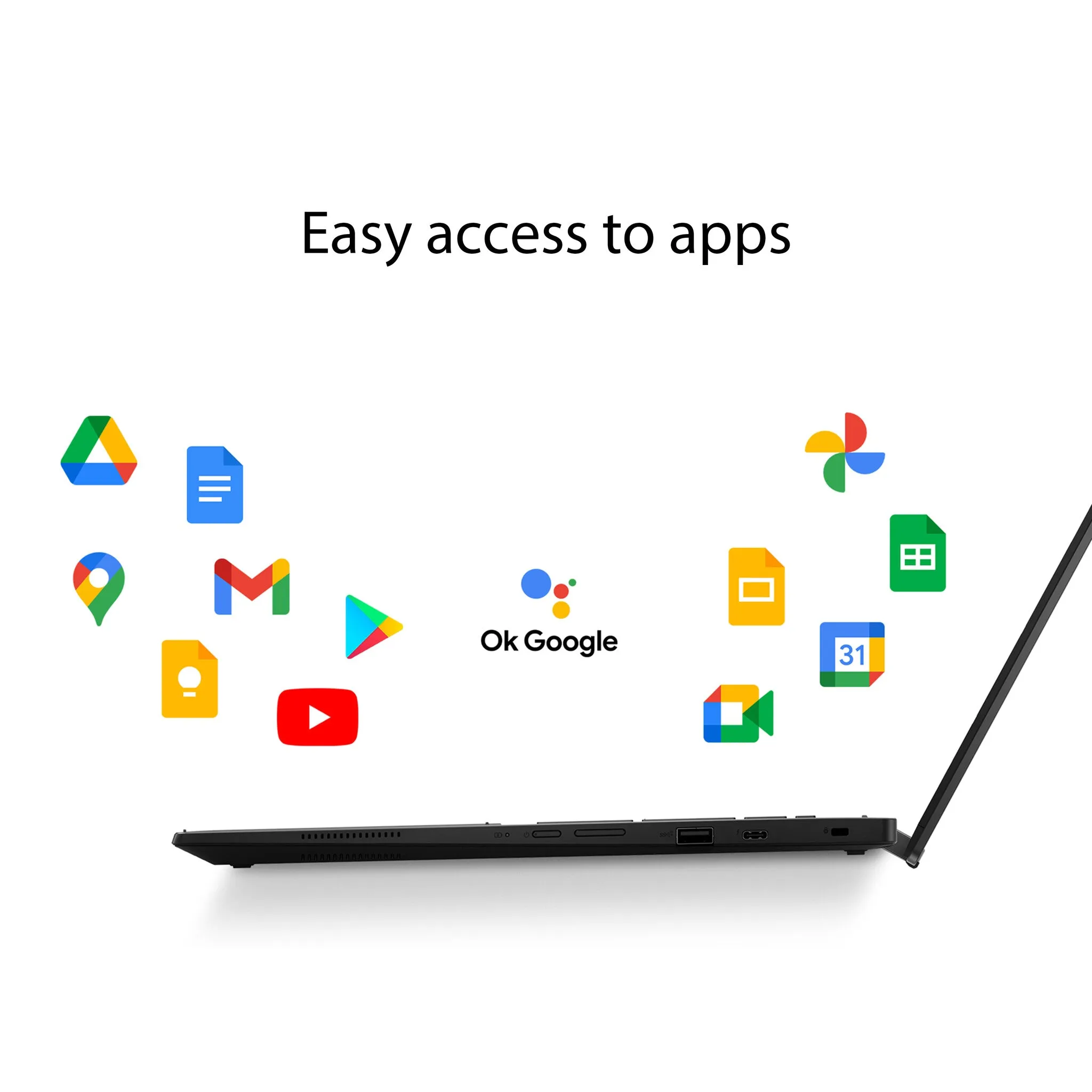 ASUS CB5601FBA-MC0024 16" Chromebook - Intel Core i5-1235U, 8GB RAM, 256GB SSD, Touchscreen, ChromeOS, Grey