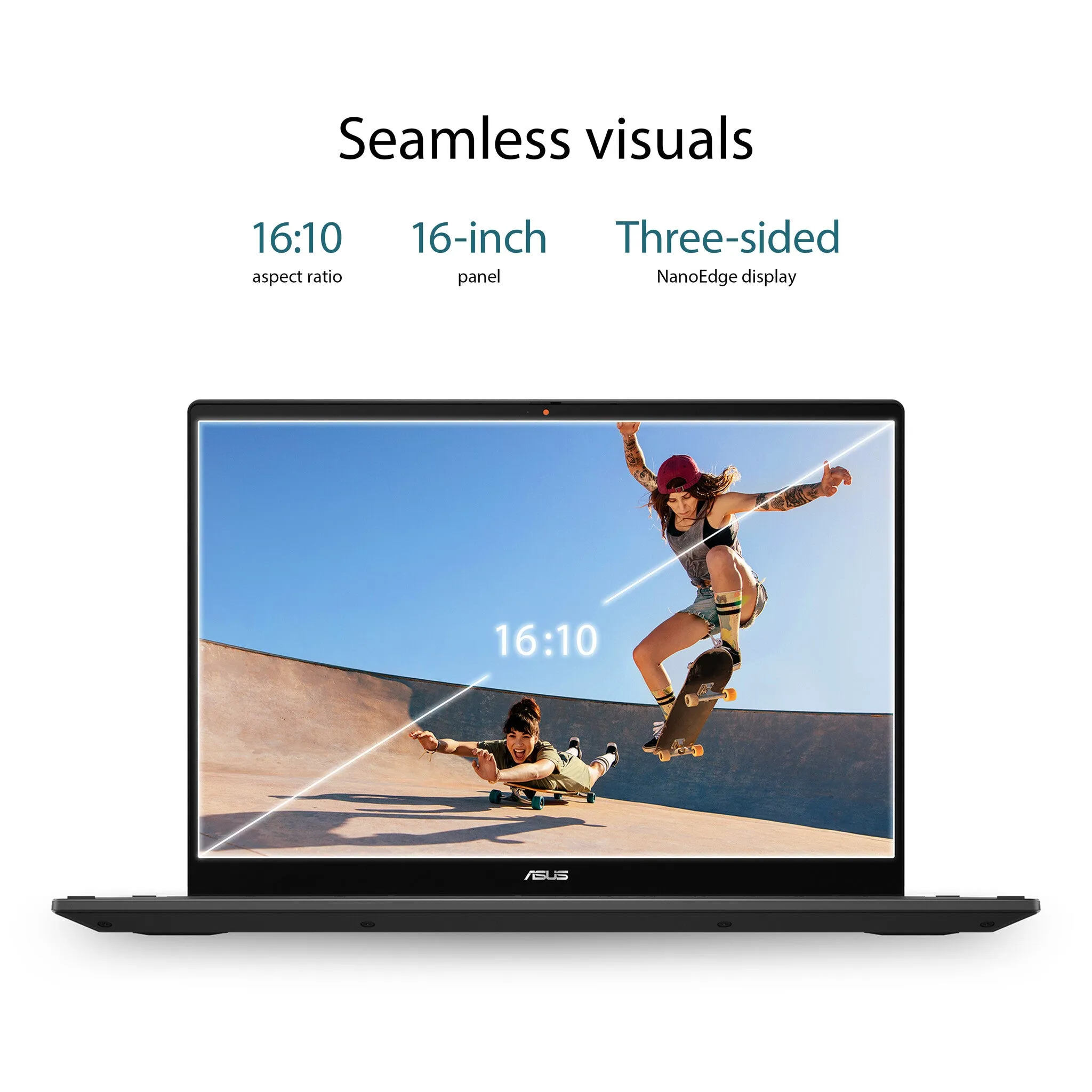 ASUS CB5601FBA-MC0024 16" Chromebook - Intel Core i5-1235U, 8GB RAM, 256GB SSD, Touchscreen, ChromeOS, Grey