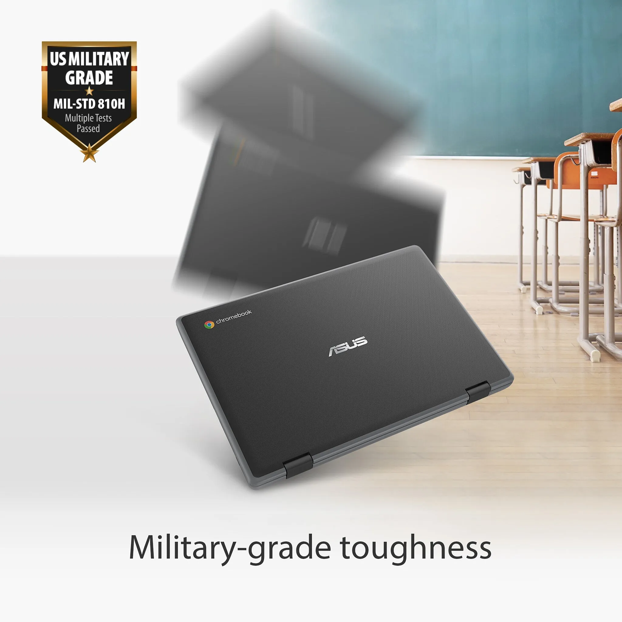 ASUS Chromebook Flip CR1 CR1100FKA-BP0166 11.6" Chromebook - Intel Celeron N4500, 4GB RAM, 64GB eMMC, Touchscreen, ChromeOS, Grey