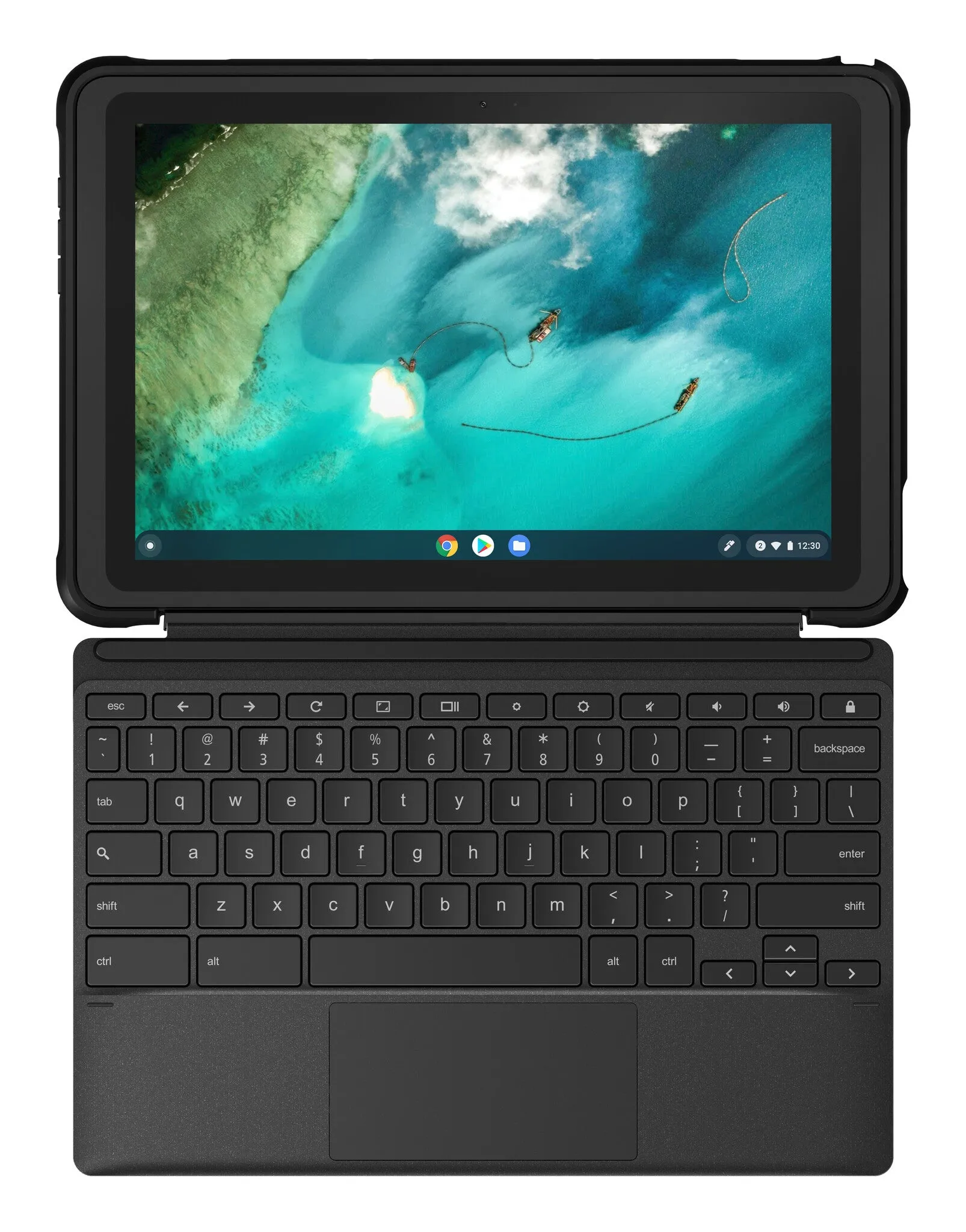 ASUS CZ1000DVA-L30031 10.1" Chromebook - MediaTek MT8183, 4GB RAM, 64GB eMMC, Touchscreen, ChromeOS, Black