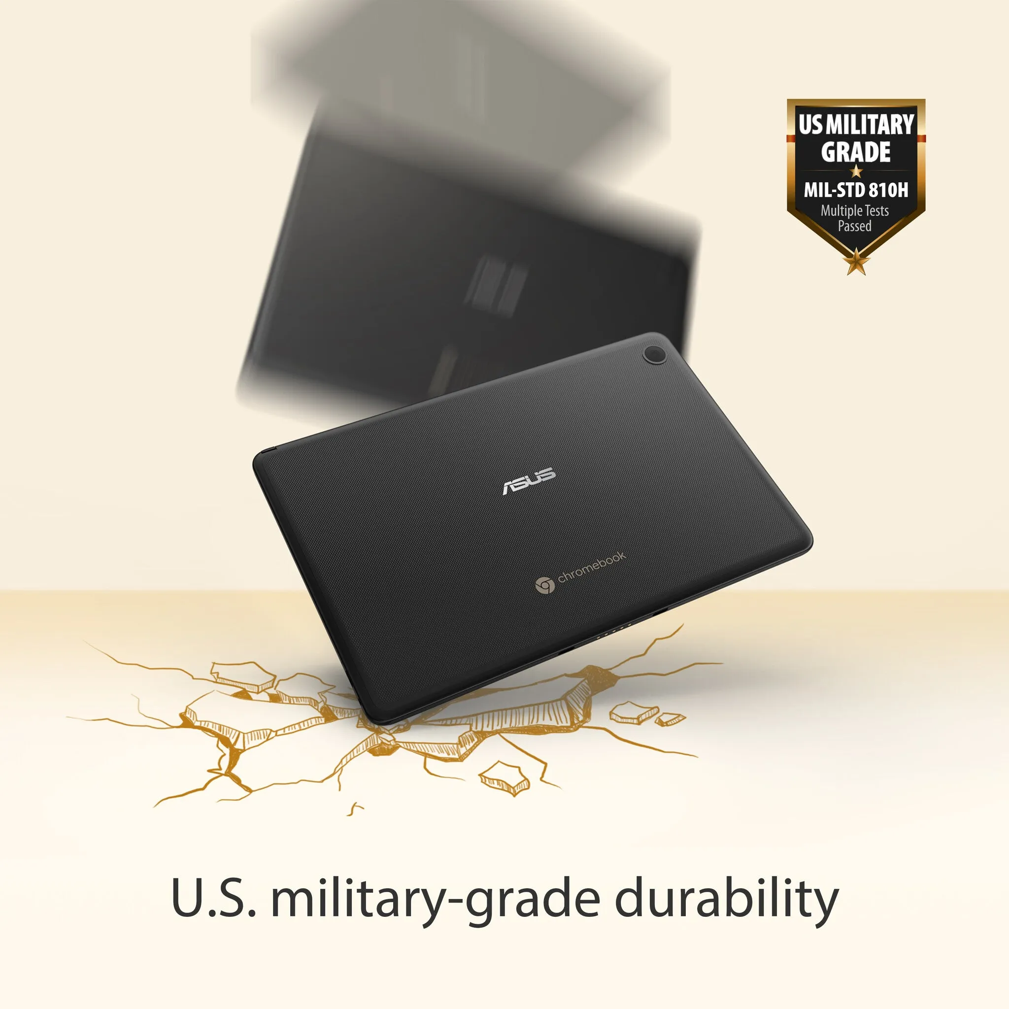 ASUS CZ1000DVA-L30031 10.1" Chromebook - MediaTek MT8183, 4GB RAM, 64GB eMMC, Touchscreen, ChromeOS, Black
