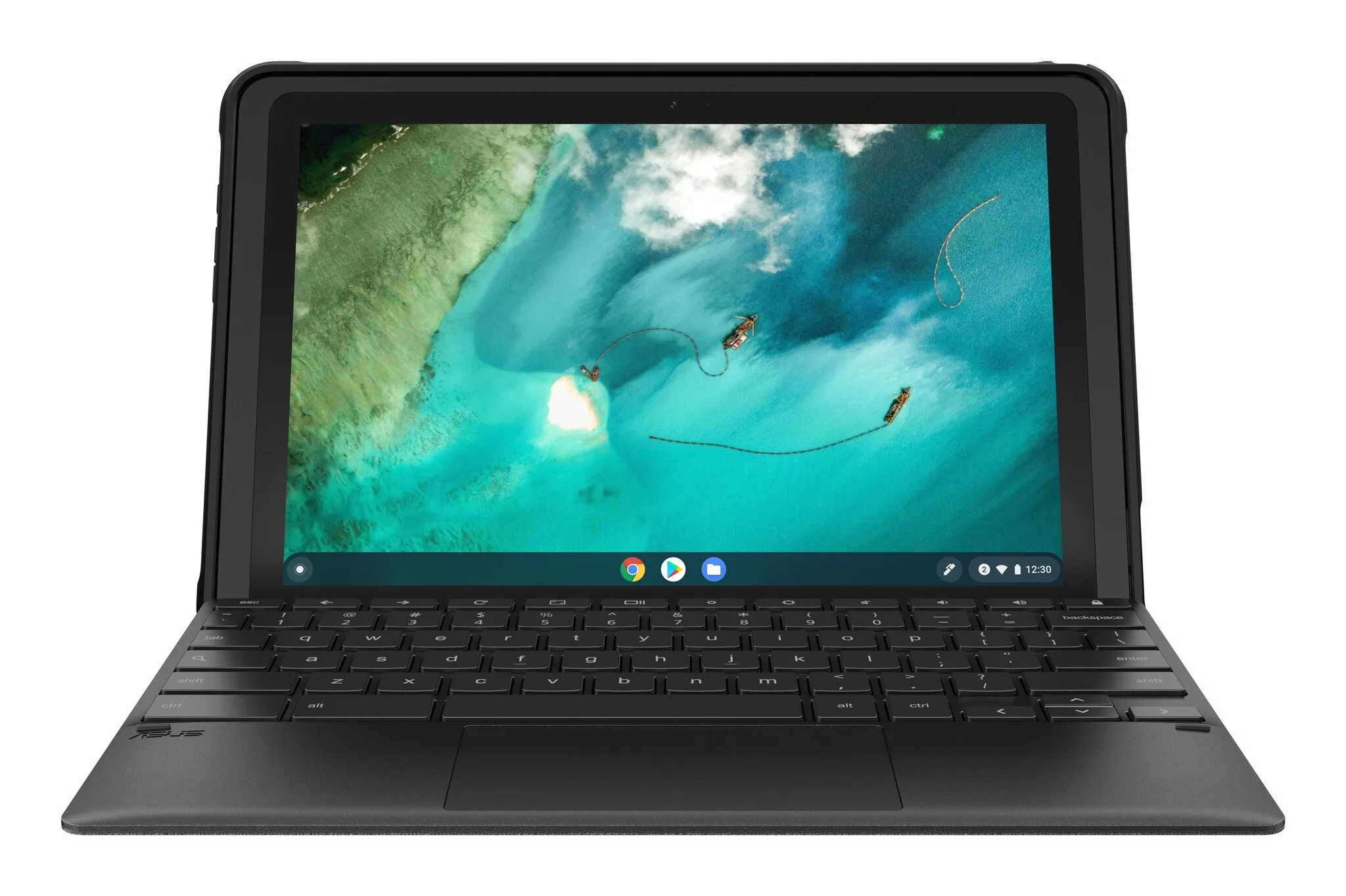 ASUS CZ1000DVA-L30031 10.1" Chromebook - MediaTek MT8183, 4GB RAM, 64GB eMMC, Touchscreen, ChromeOS, Black