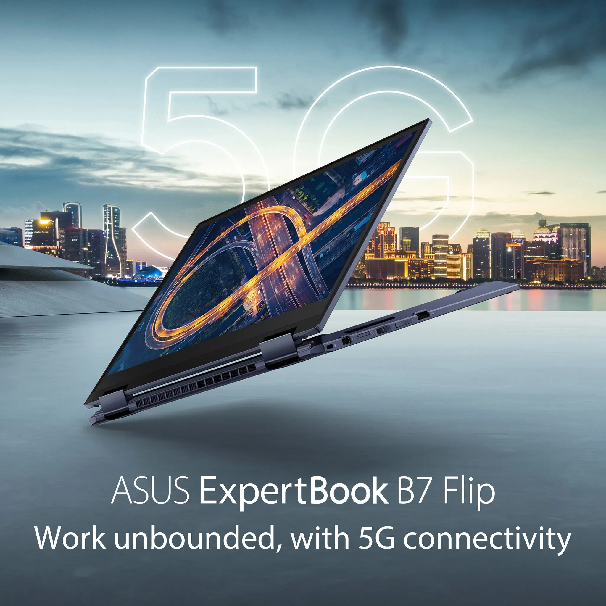 ASUS ExpertBook B7402FEA 14" 2-in-1 Laptop - Intel Core i7-1195G7, 16GB RAM, 512GB SSD, Touchscreen, Windows 10 Pro, Black