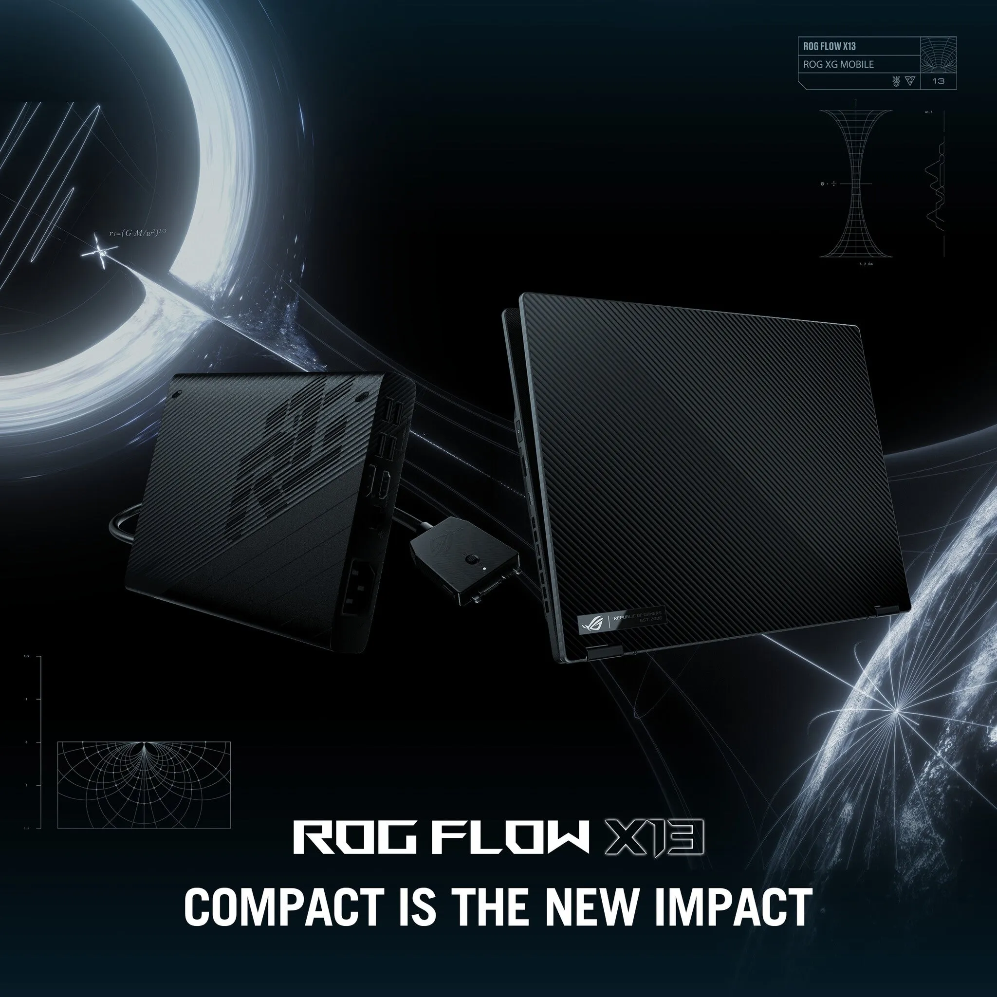 ASUS ROG Flow X13 GV301QE-K5121R 13.4" 2-in-1 Laptop - AMD Ryzen 9, RTX 3050Ti, , 16GB RAM, 1TB SSD, Touchscreen, Windows 10 Pro, Black