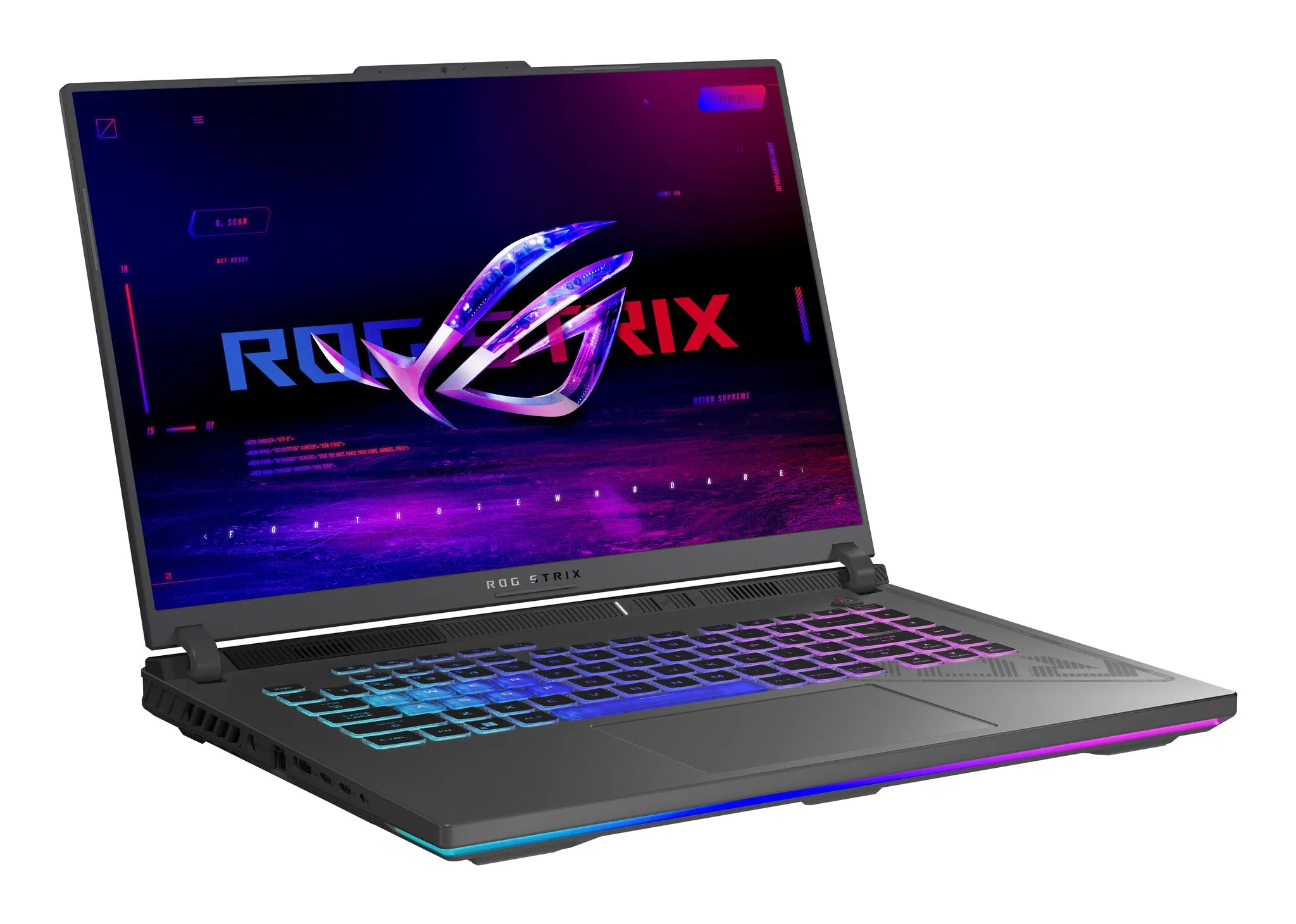 ASUS ROG Strix G16 G614JV-N3106W 16" Gaming Laptop - Intel Core i5-13450HX, RTX 4060, 16GB RAM, 512GB SSD, WUXGA, Windows 11 Home, Black/Grey
