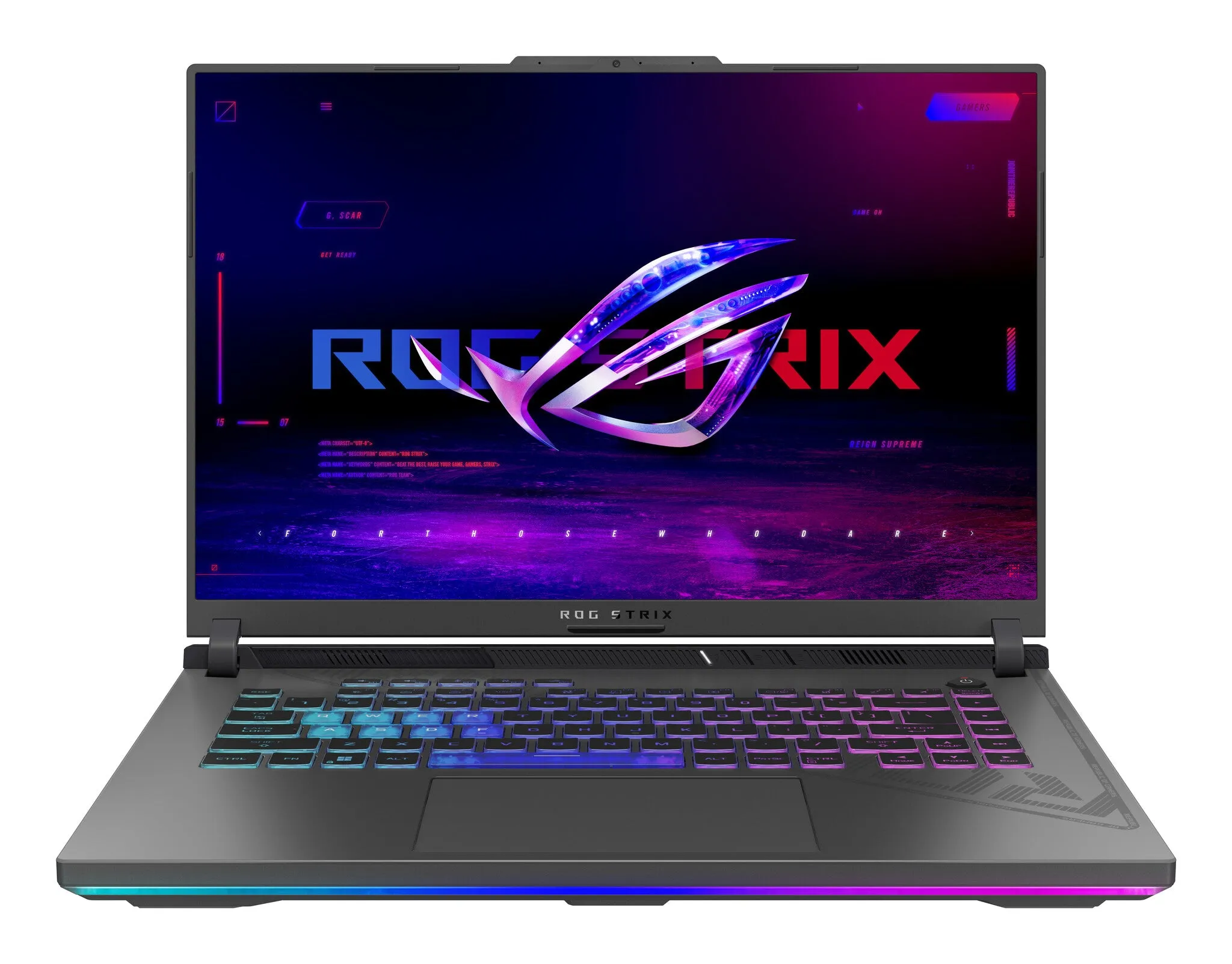 ASUS ROG Strix G16 G614JV-N3106W 16" Gaming Laptop - Intel Core i5-13450HX, RTX 4060, 16GB RAM, 512GB SSD, WUXGA, Windows 11 Home, Black/Grey