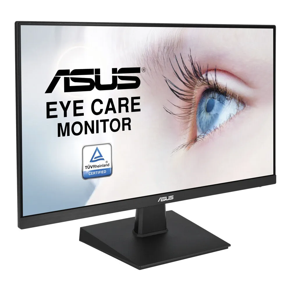 ASUS VA24EHE 23.8" Full HD Monitor - 75Hz, 5ms, IPS, Adaptive-Sync/FreeSync, Black