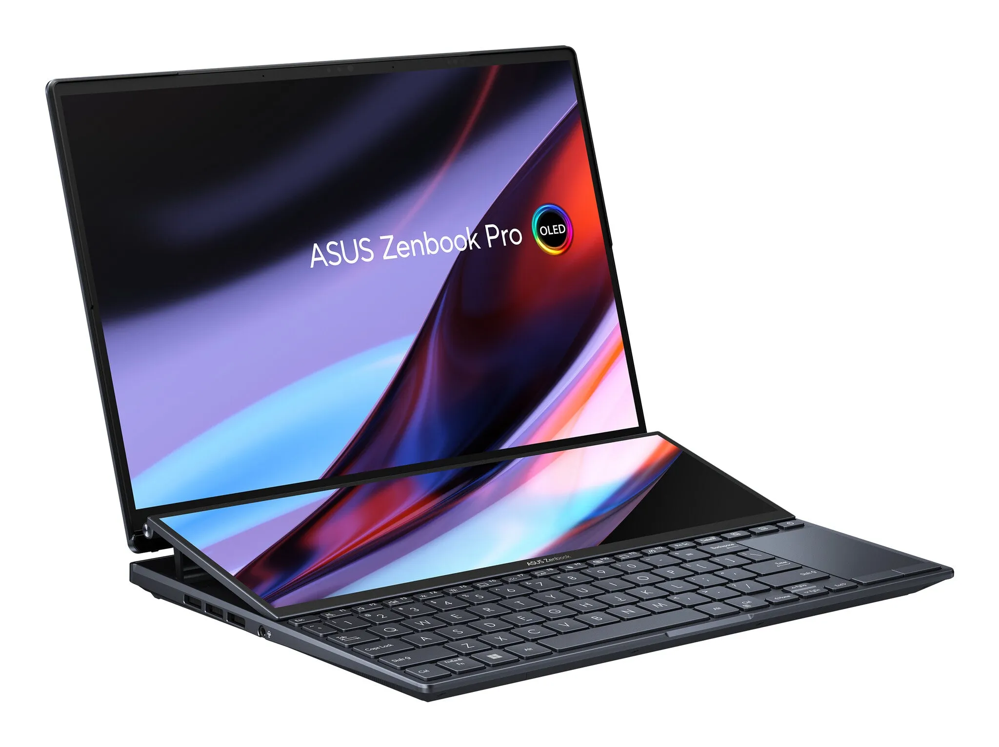 ASUS Zenbook Pro 14 Duo UX8402ZE 14.5" Laptop - Intel Core i9-12900H, 32GB RAM, 1TB SSD, Touchscreen, Windows 11 Home, Black