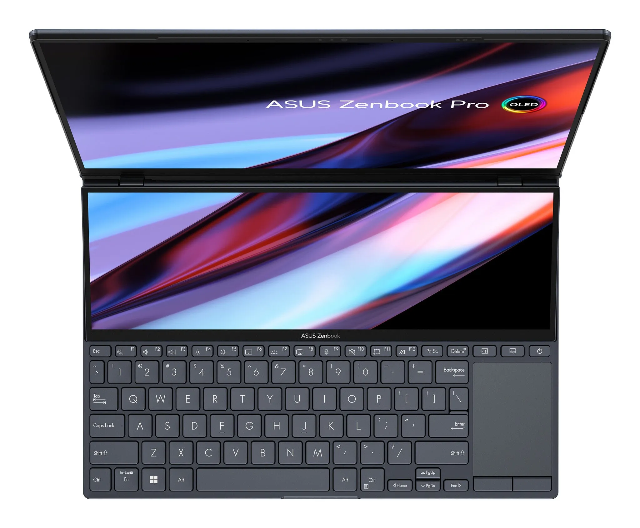 ASUS Zenbook Pro 14 Duo UX8402ZE 14.5" Laptop - Intel Core i9-12900H, 32GB RAM, 1TB SSD, Touchscreen, Windows 11 Home, Black