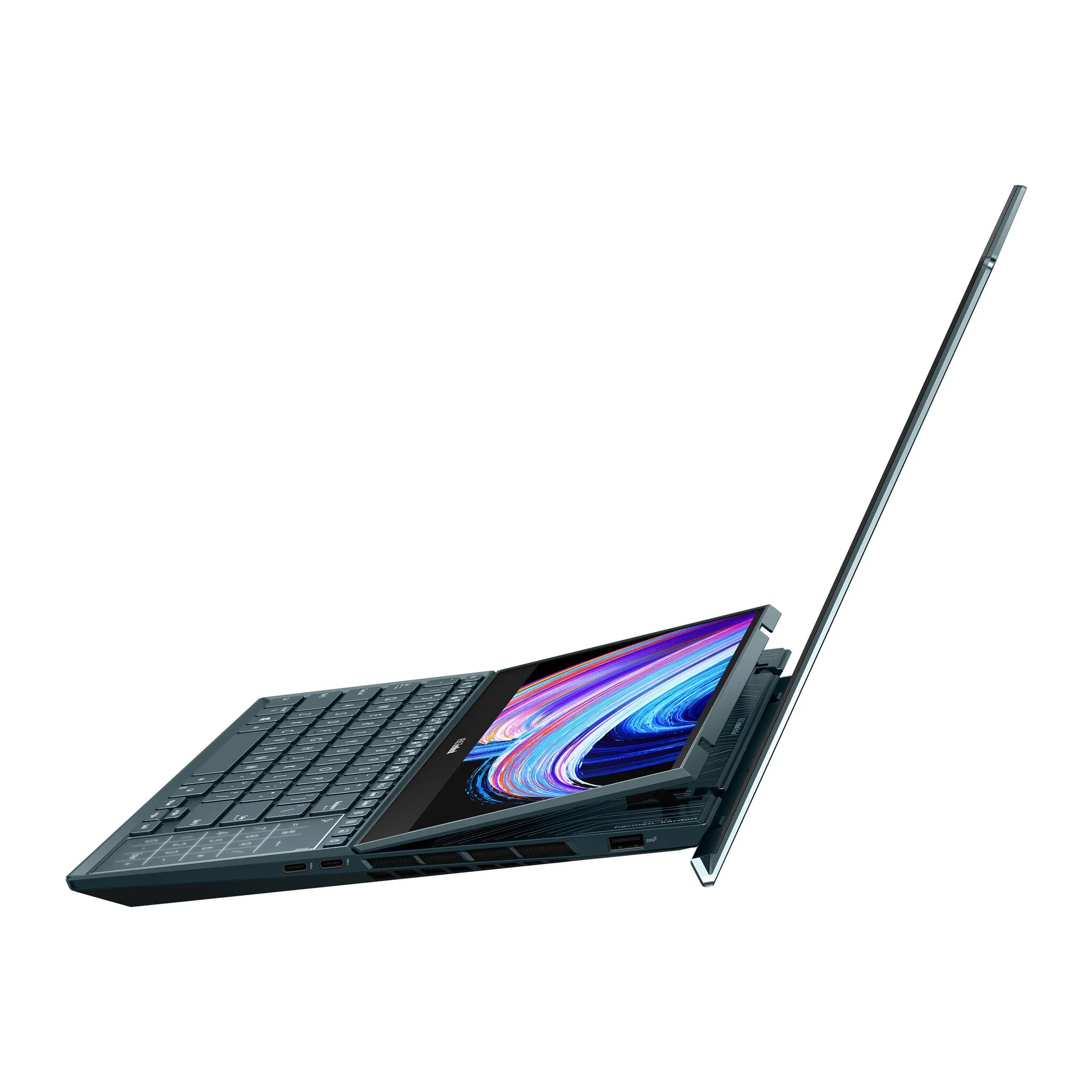 ASUS Zenbook Pro Duo UX582HM-H2901W 15.6" Laptop - Intel Core i9-11900H, 32GB RAM, 1TB SSD, Touchscreen OLED, Windows 11 Home, Blue