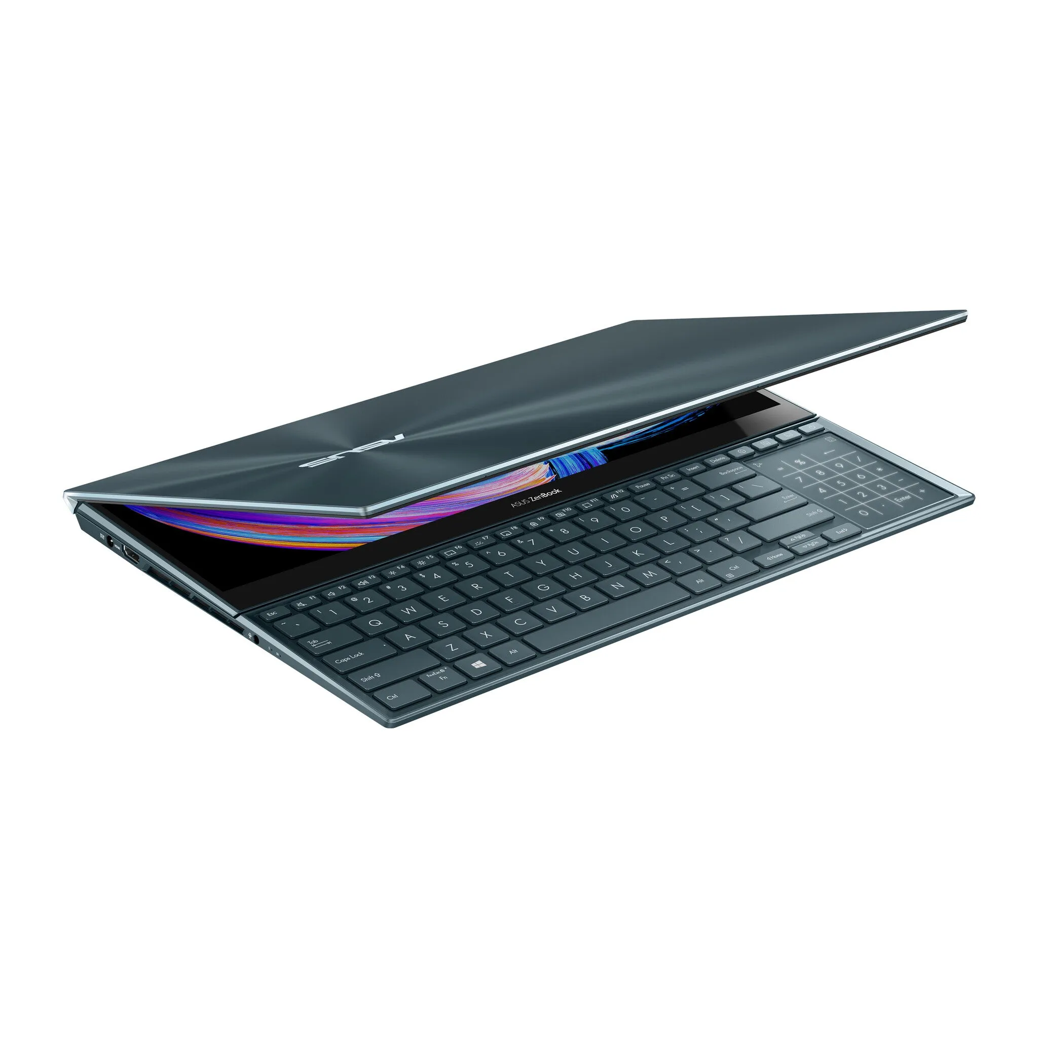 ASUS Zenbook Pro Duo UX582HM-H2901W 15.6" Laptop - Intel Core i9-11900H, 32GB RAM, 1TB SSD, Touchscreen OLED, Windows 11 Home, Blue