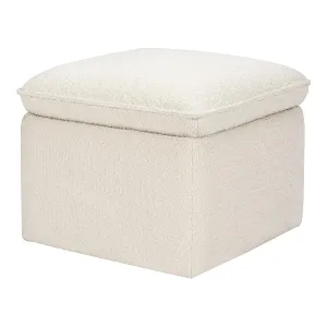 Babyletto Cali Storage Ottoman, Ivory Boucle