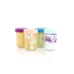 babymoov Glass Babybols 220ml - 4 Pack