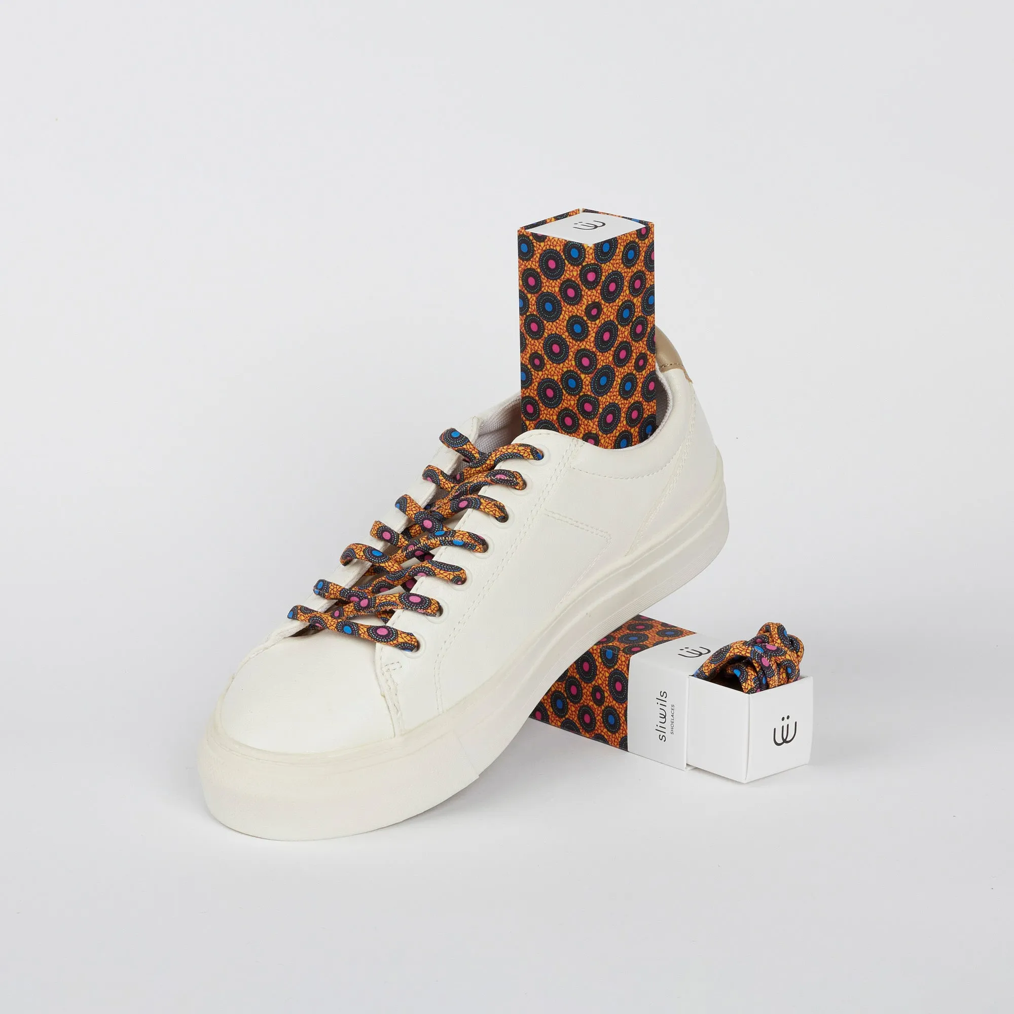 Balam Brown Spot Shoelaces | 120cm