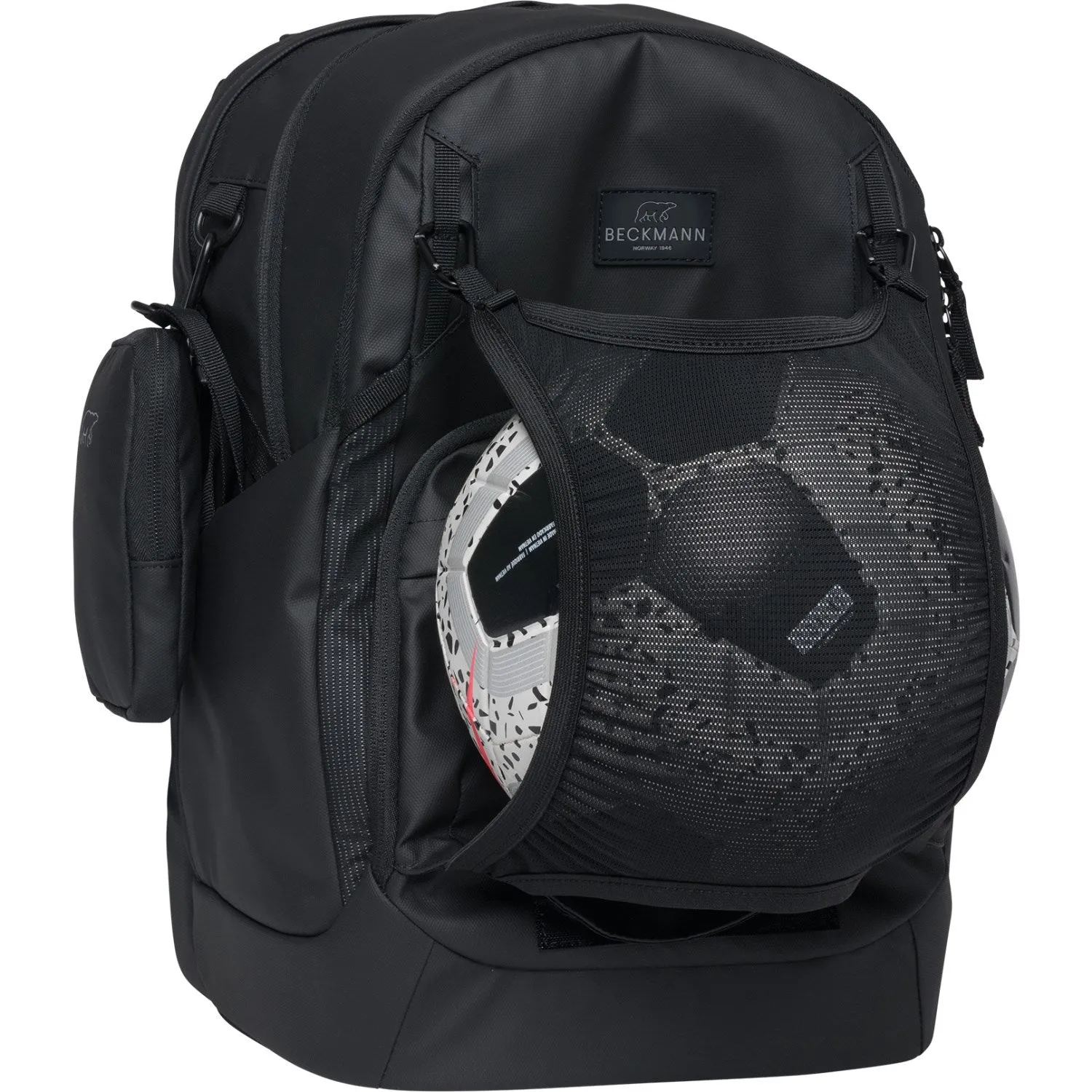 Beckmann Black Coated Sport Air School Bag