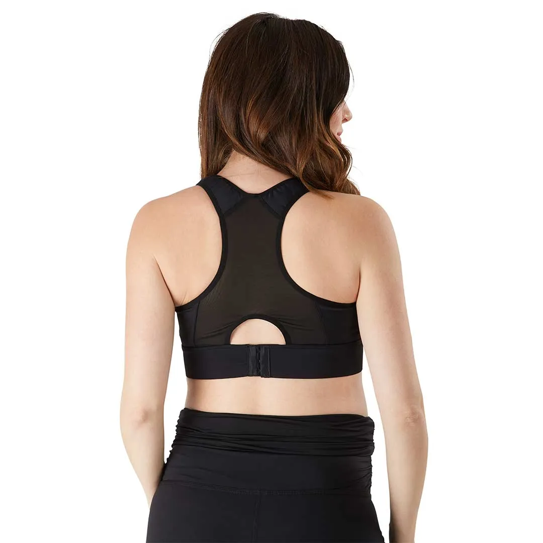 Belly Bandit Nursing Sports Bra - Black