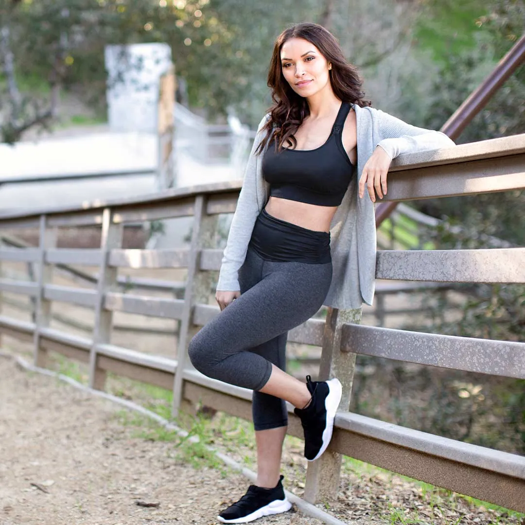 Belly Bandit Nursing Sports Bra - Black