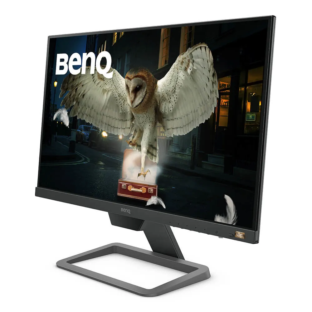 BenQ EW2480 23.8" Full HD Monitor - 60Hz, 5ms, IPS, Height Adjustable, Speakers, Black and Grey