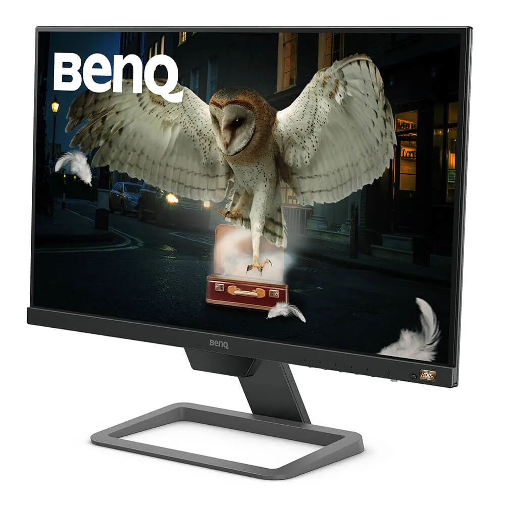 BenQ EW2480 23.8" Full HD Monitor - 60Hz, 5ms, IPS, Height Adjustable, Speakers, Black and Grey