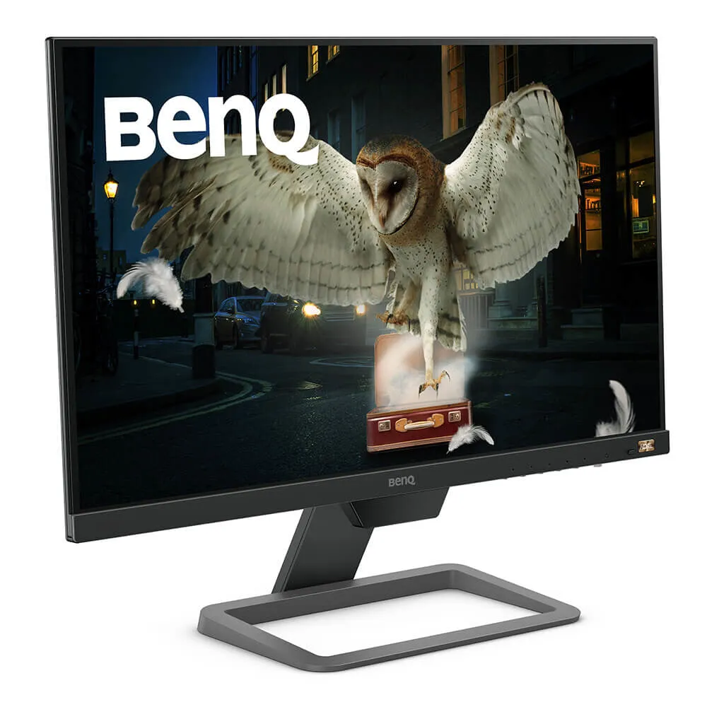 BenQ EW2480 23.8" Full HD Monitor - 60Hz, 5ms, IPS, Height Adjustable, Speakers, Black and Grey