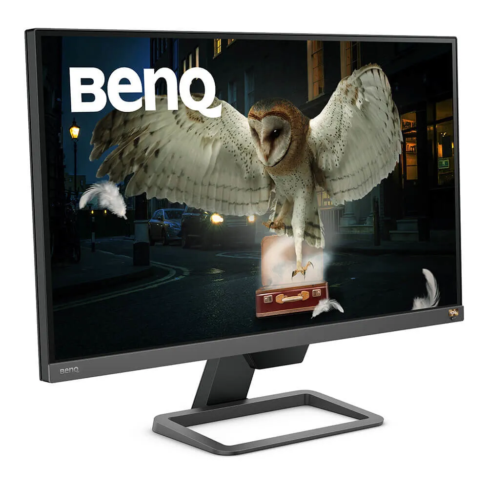 BenQ EW2780Q 27" Quad HD Monitor - 60Hz, 5ms, IPS, Height Adjustable, Speakers, Black and Grey