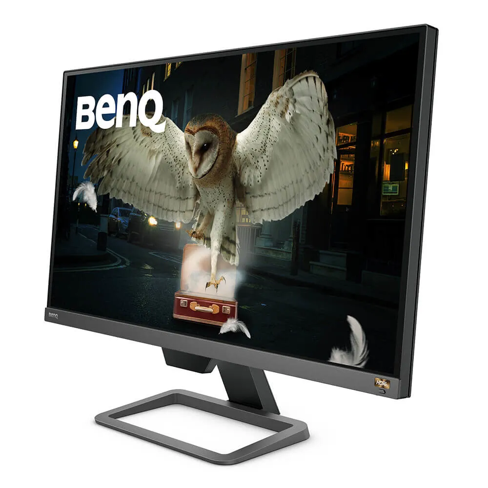 BenQ EW2780Q 27" Quad HD Monitor - 60Hz, 5ms, IPS, Height Adjustable, Speakers, Black and Grey