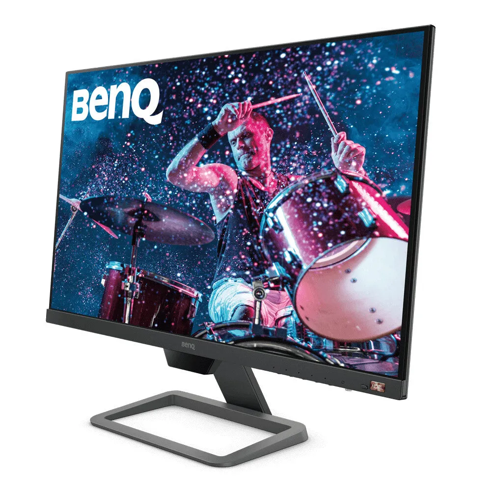 BenQ EW2780U 27" 4K Ultra HD Monitor - 60Hz, 5ms, IPS, Height Adjustable, Speakers, Black and Brown