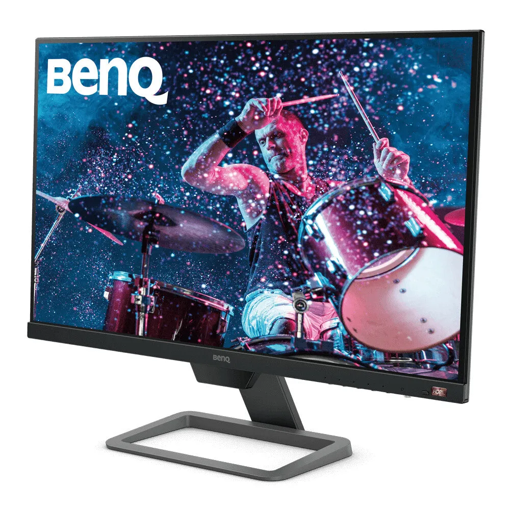 BenQ EW2780U 27" 4K Ultra HD Monitor - 60Hz, 5ms, IPS, Height Adjustable, Speakers, Black and Brown