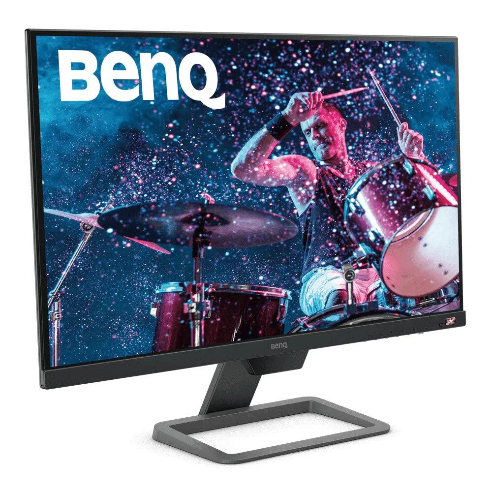 BenQ EW2780U 27" 4K Ultra HD Monitor - 60Hz, 5ms, IPS, Height Adjustable, Speakers, Black and Brown