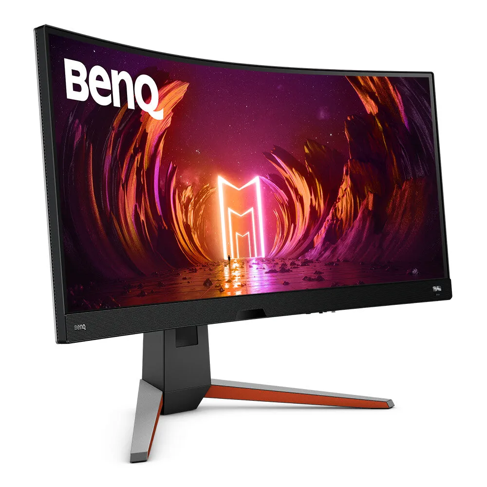 BenQ MOBIUZ EX3410R 34" Wide Quad HD Curved Gaming Monitor - 144Hz, 2ms, VA, Height Adjustable, Speakers, Black