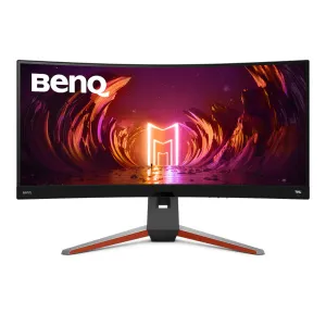 BenQ MOBIUZ EX3410R 34" Wide Quad HD Curved Gaming Monitor - 144Hz, 2ms, VA, Height Adjustable, Speakers, Black