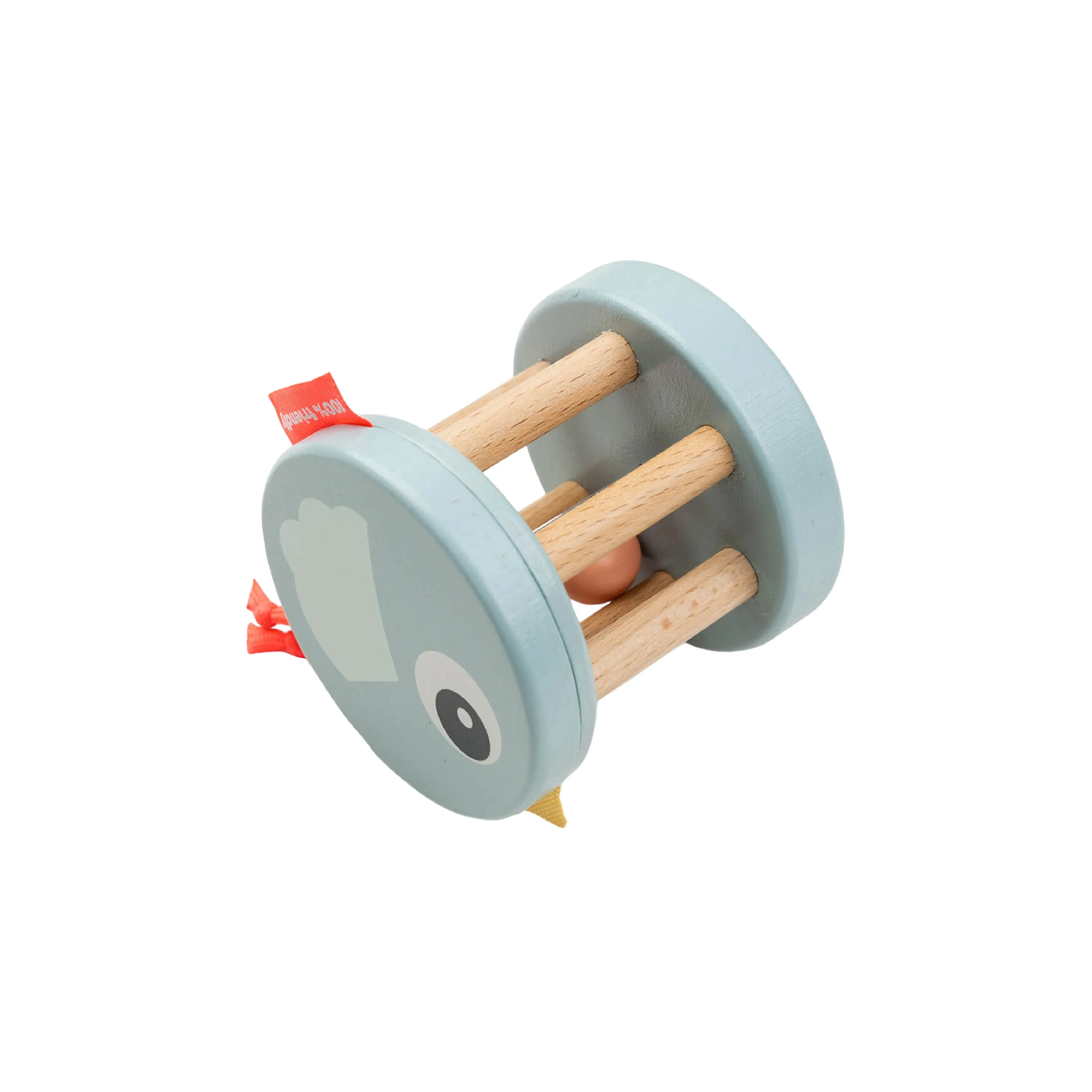 Birdee Wooden Rattle | Blue